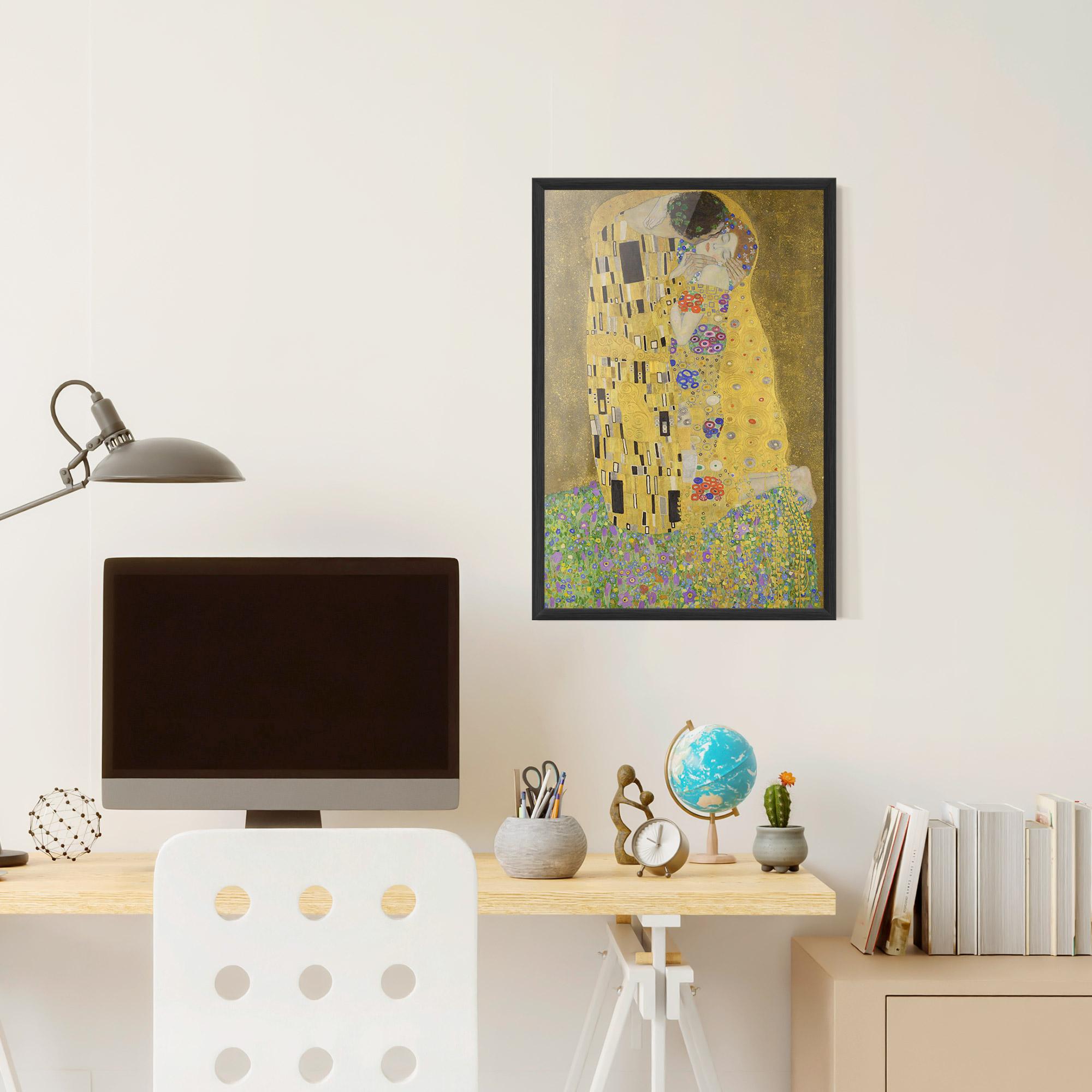 Keretezett Poszter The Kiss mockup 6