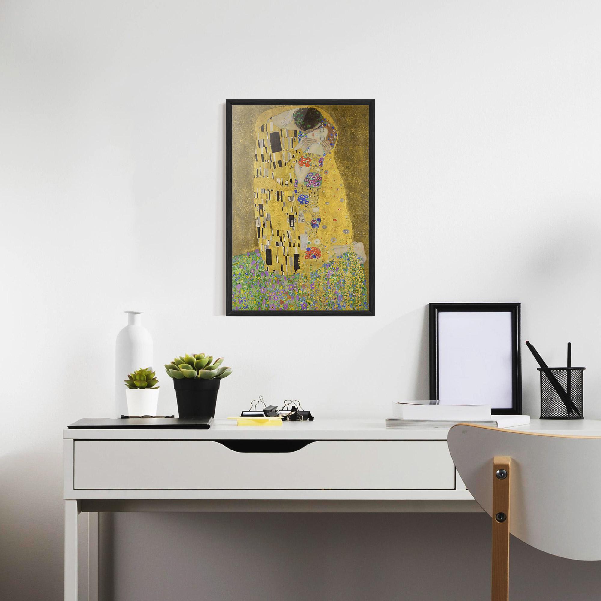 Keretezett Poszter The Kiss mockup 7