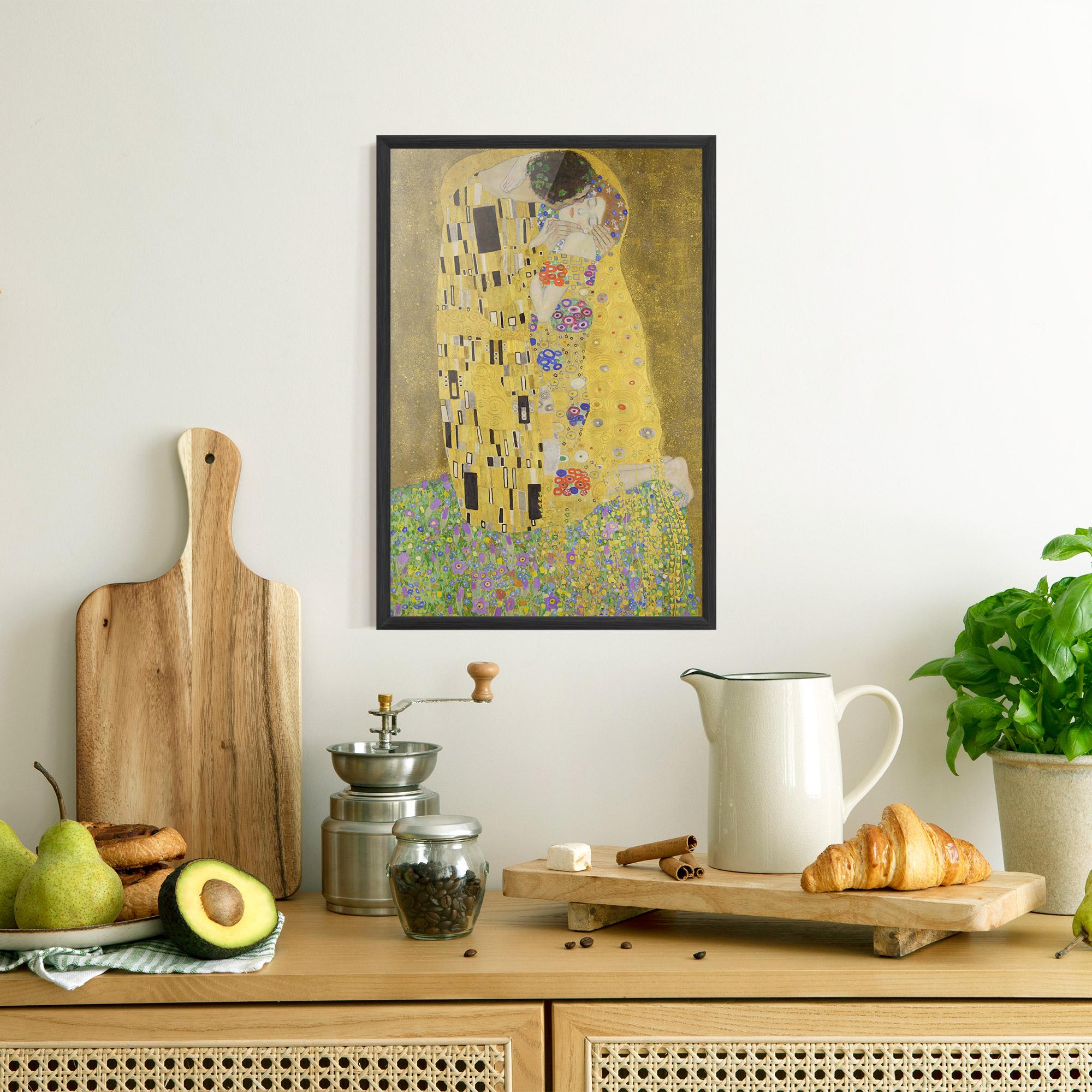 Keretezett Poszter The Kiss mockup 8