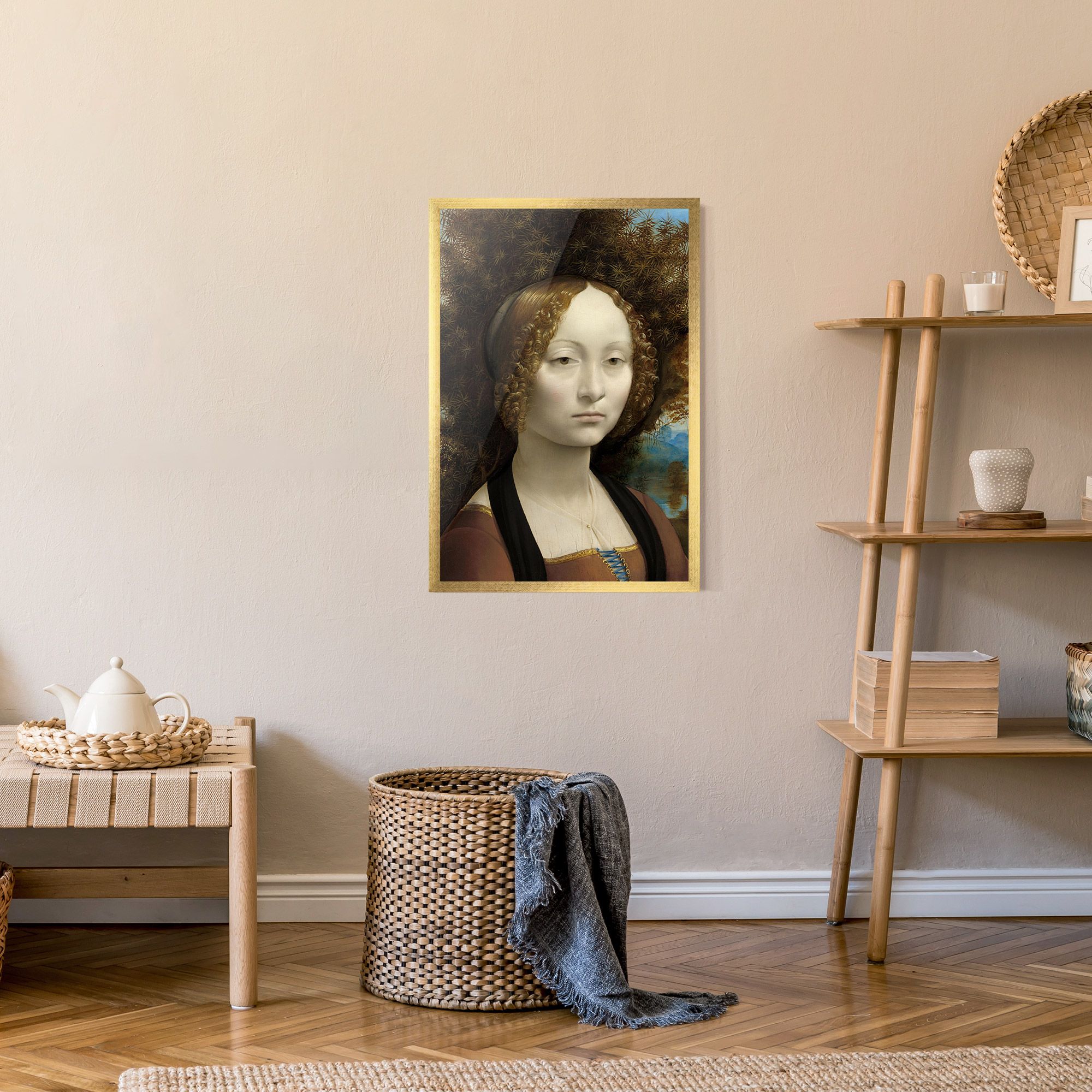 Leonardo Da Vinci Ginevra De Benci mockup 9