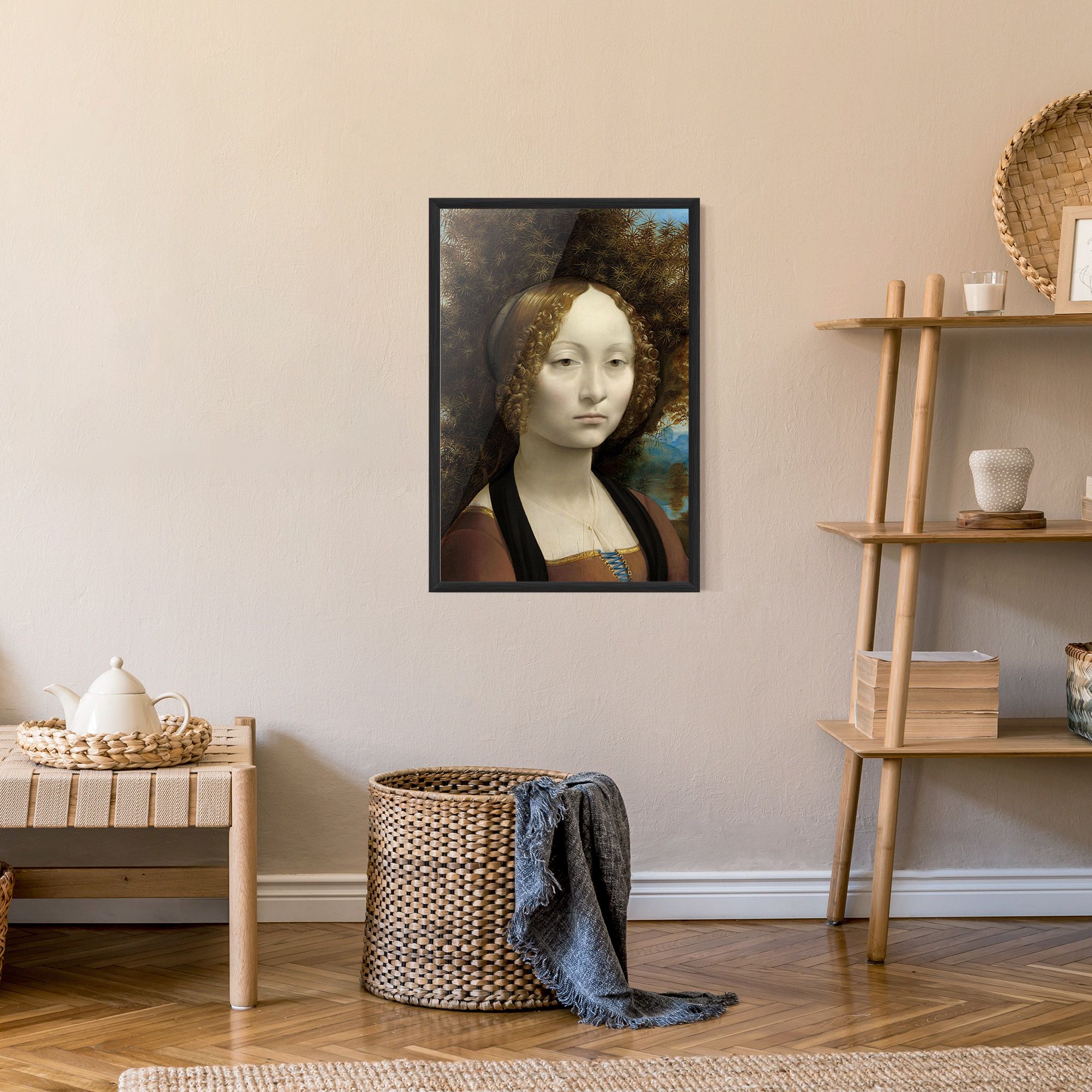 Leonardo Da Vinci Ginevra De Benci mockup 9