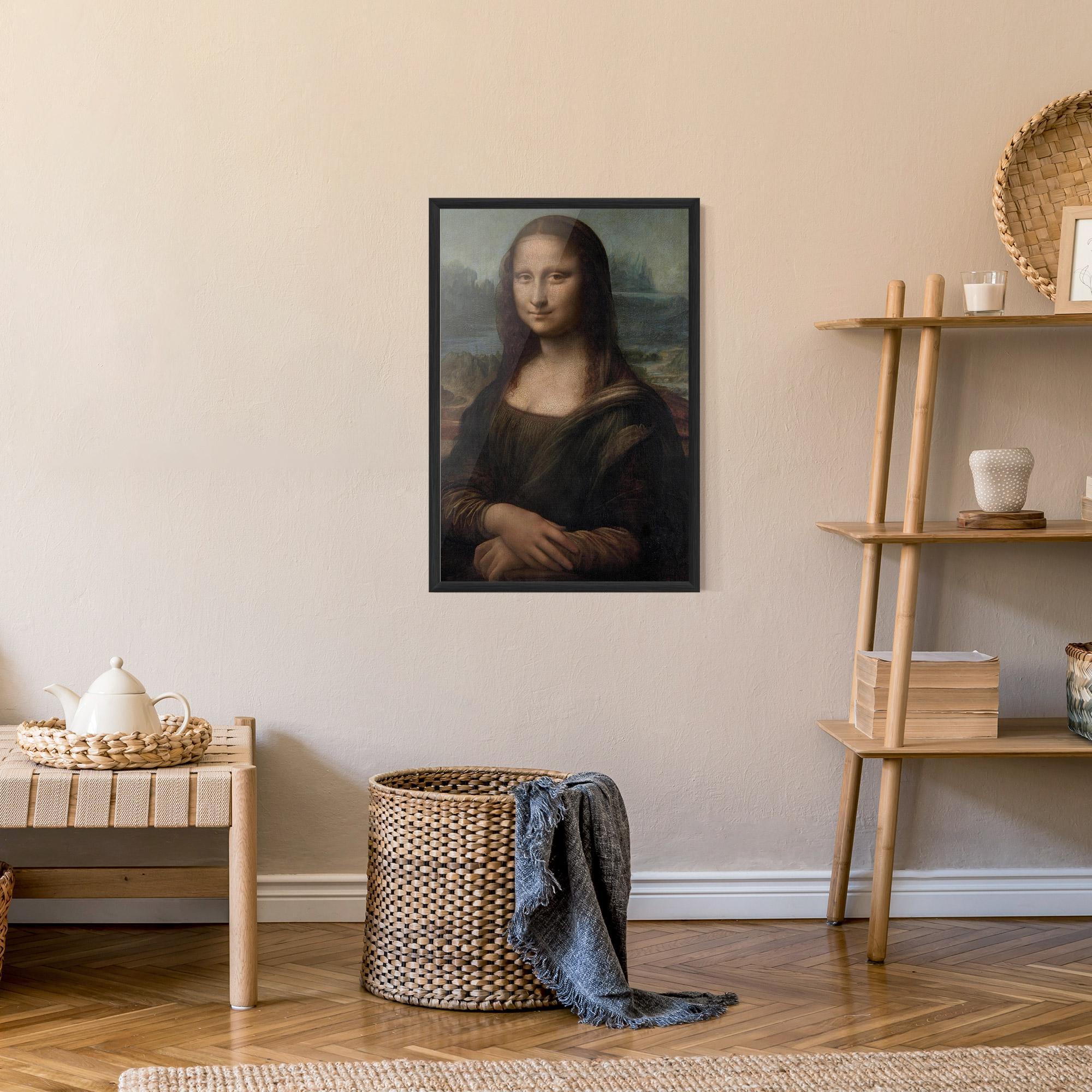 Keretezett Poszter Mona Lisa By Leonardo Da Vinci mockup 9