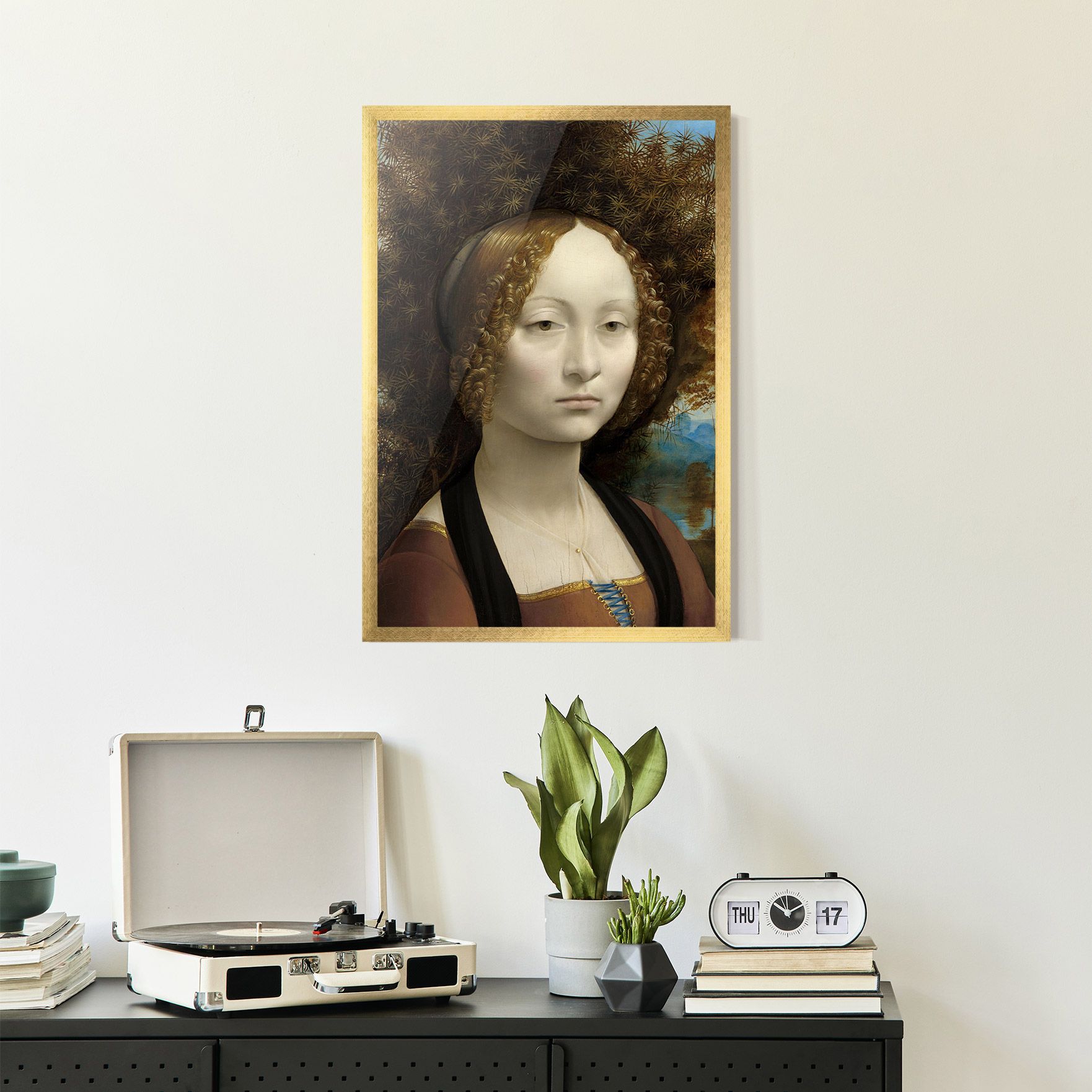 Leonardo Da Vinci Ginevra De Benci mockup 2