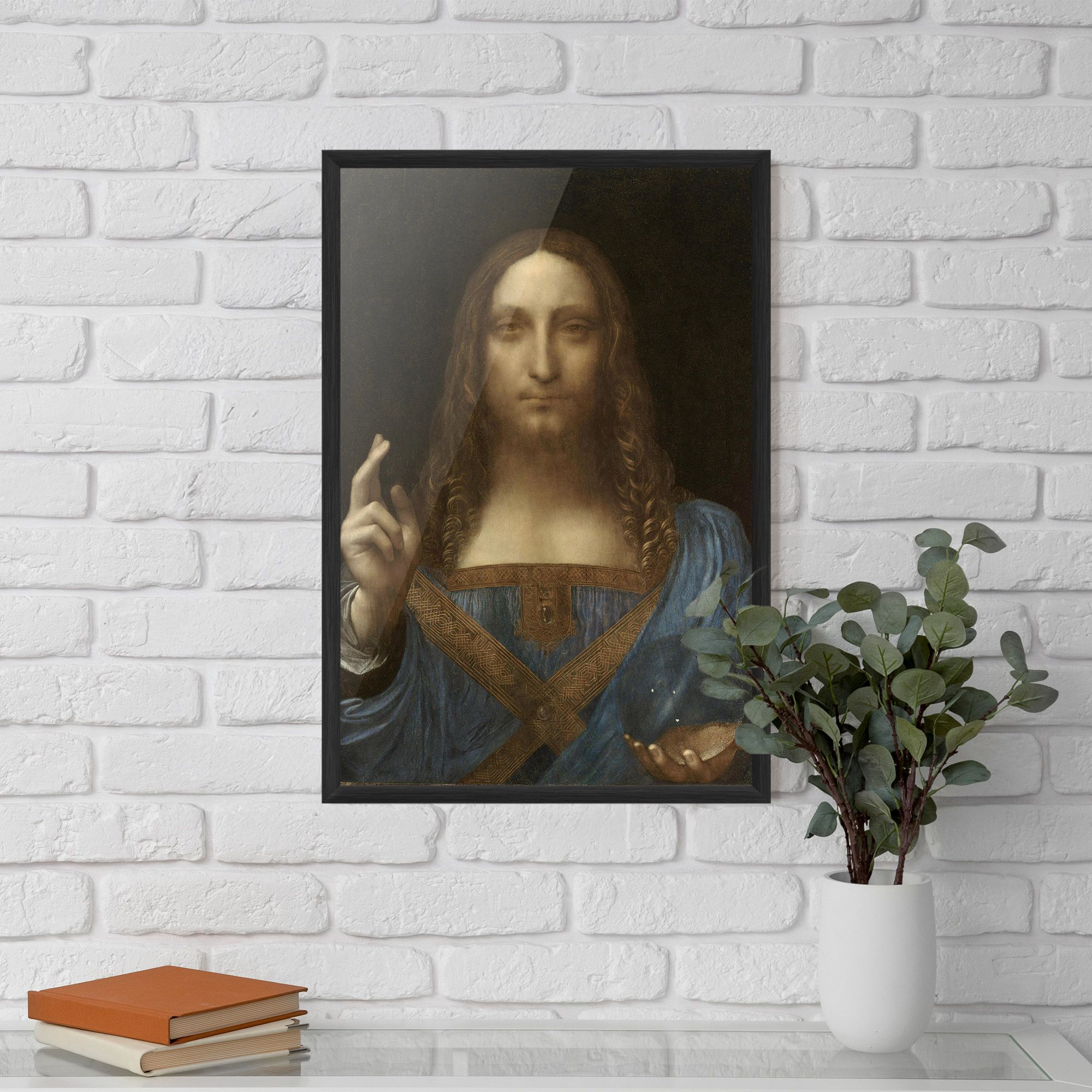 Leonardo Da Vinci Salvator Mundi mockup 5