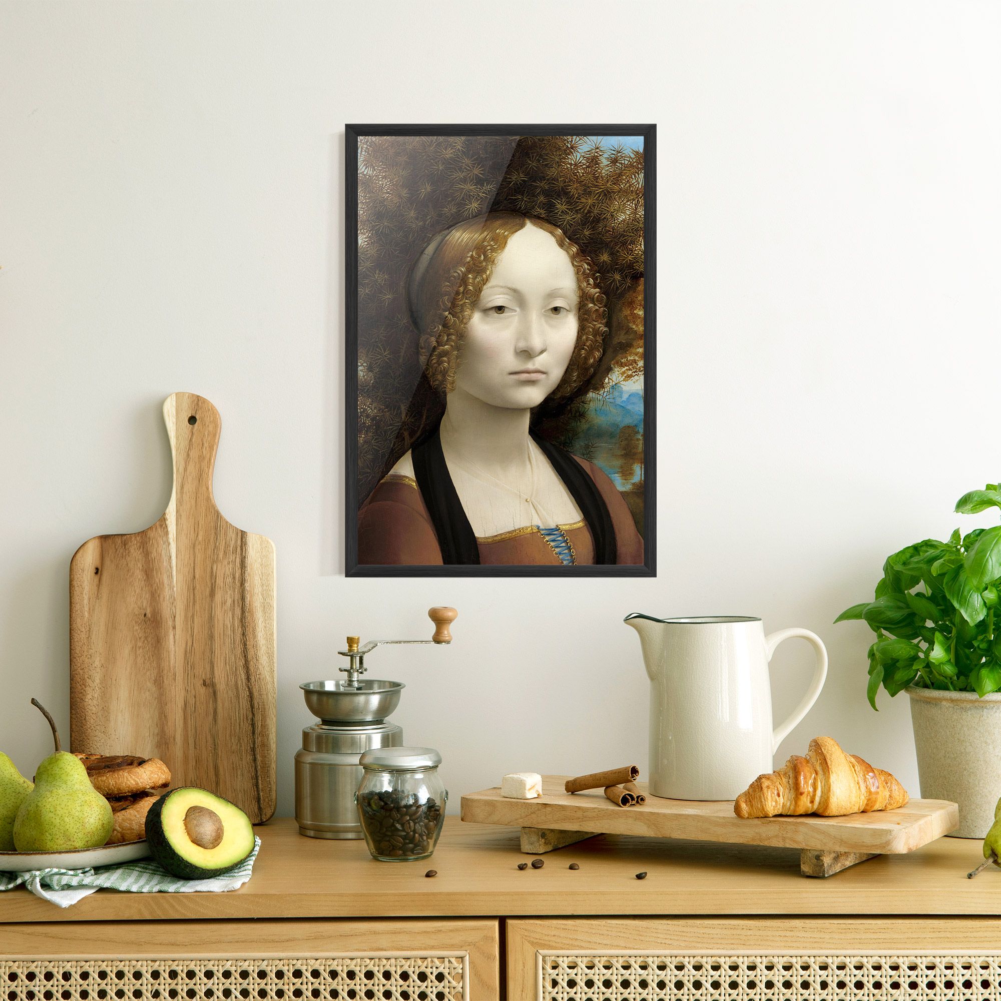 Leonardo Da Vinci Ginevra De Benci mockup 8