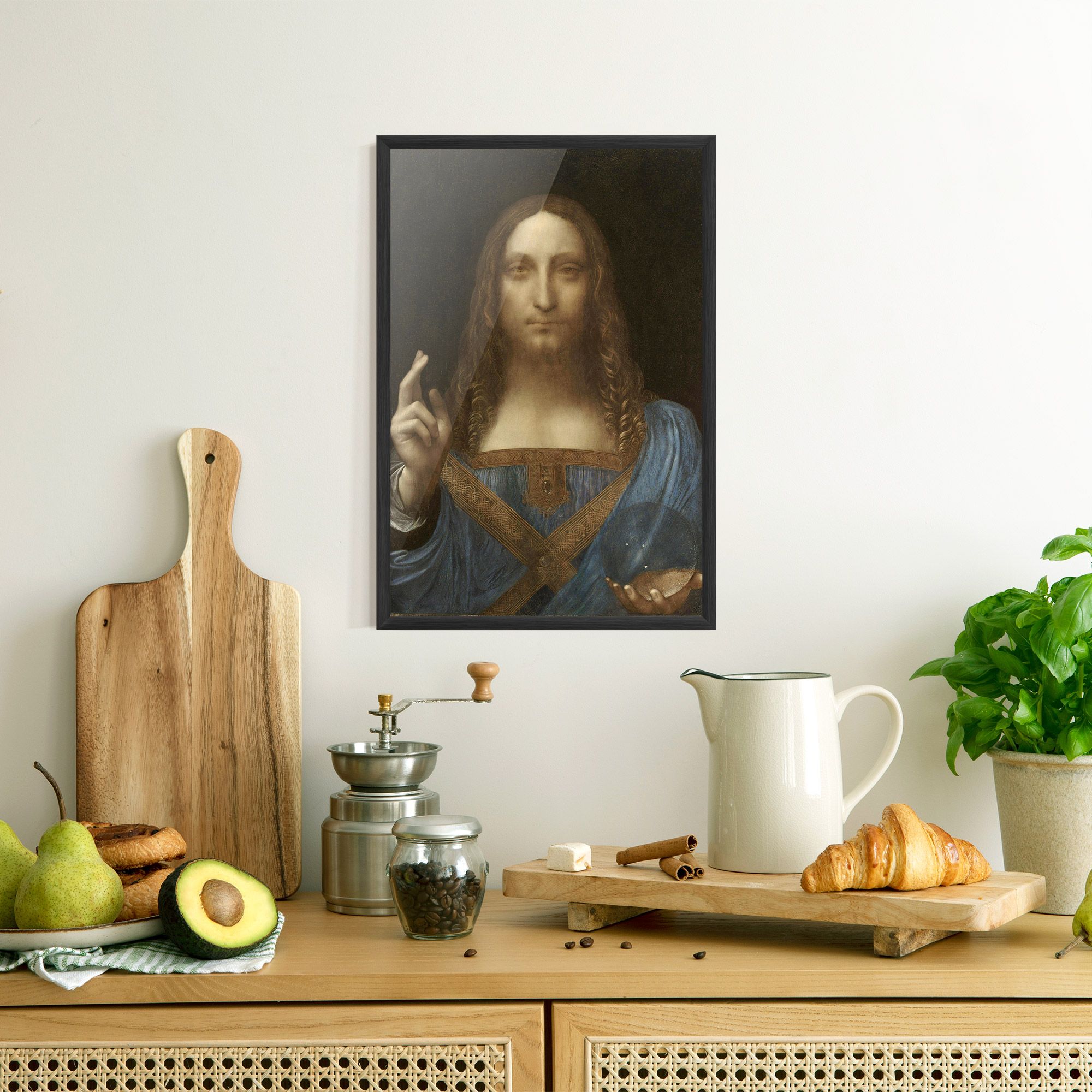 Leonardo Da Vinci Salvator Mundi mockup 8