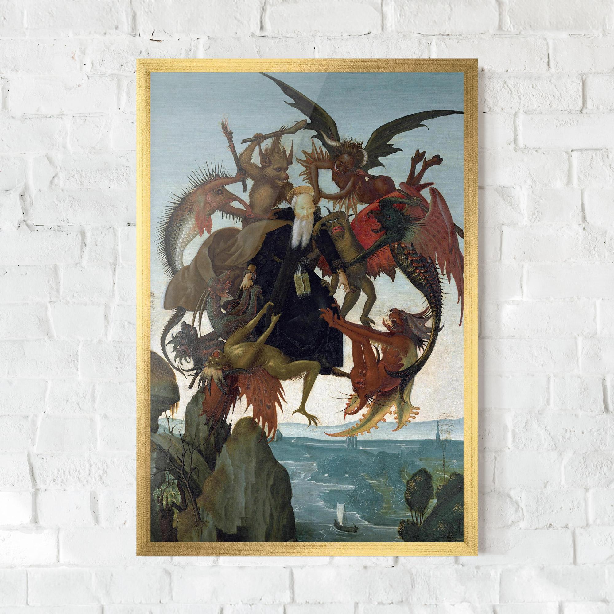 Keretezett Poszter Torment Of Saint mockup 0