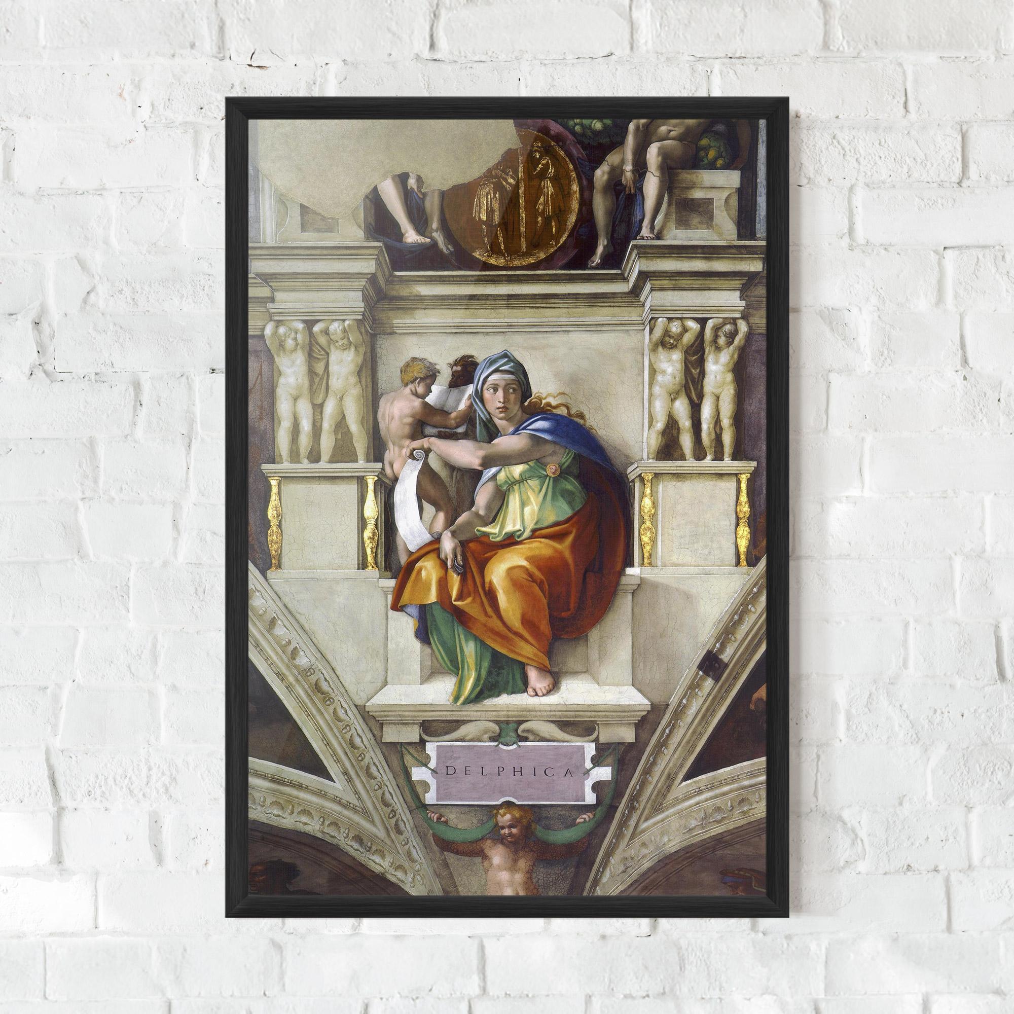 Keretezett Poszter Delphic Sibyl mockup 0
