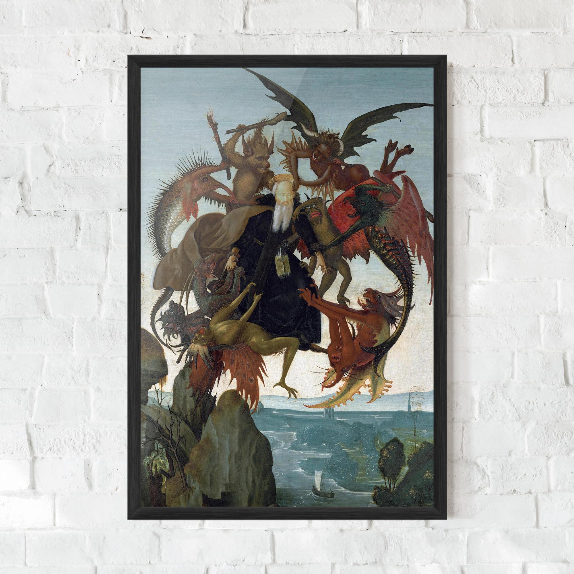 Keretezett Poszter Torment Of Saint mockup 0