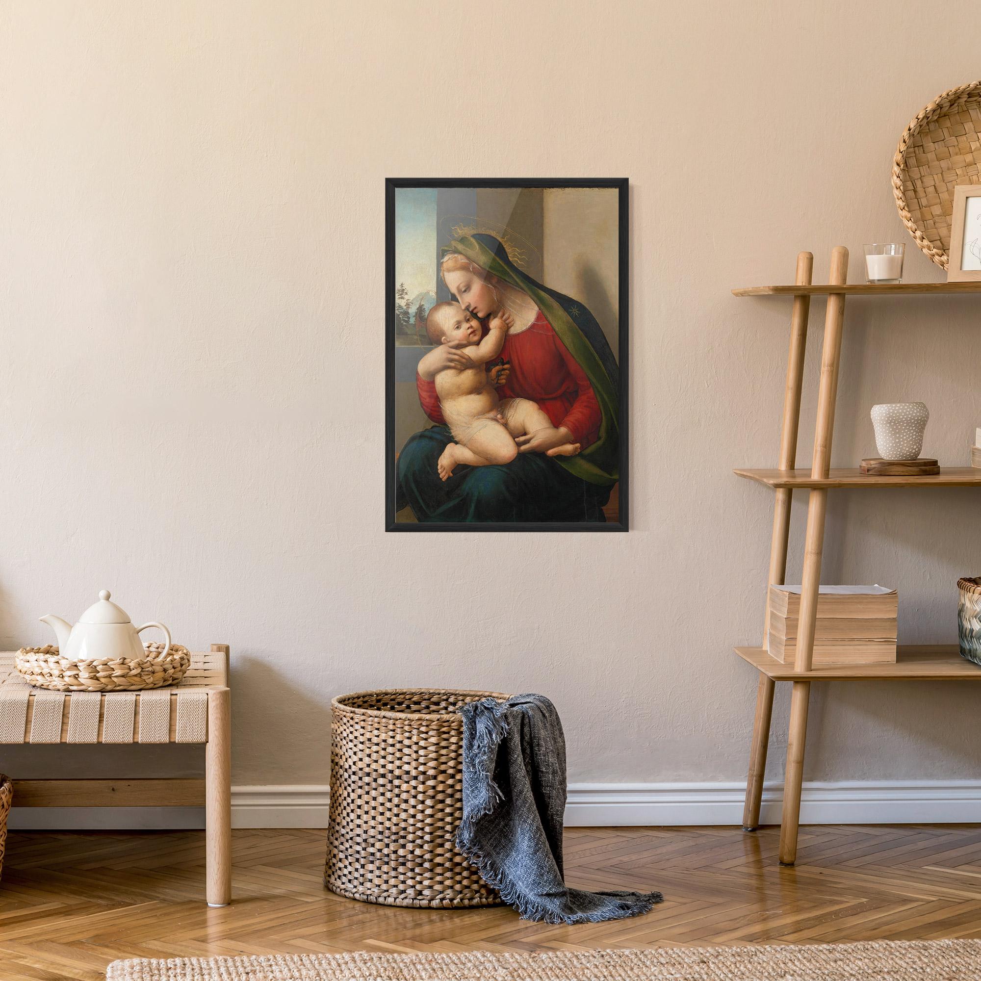 Keretezett Poszter Madonna And Child mockup 9