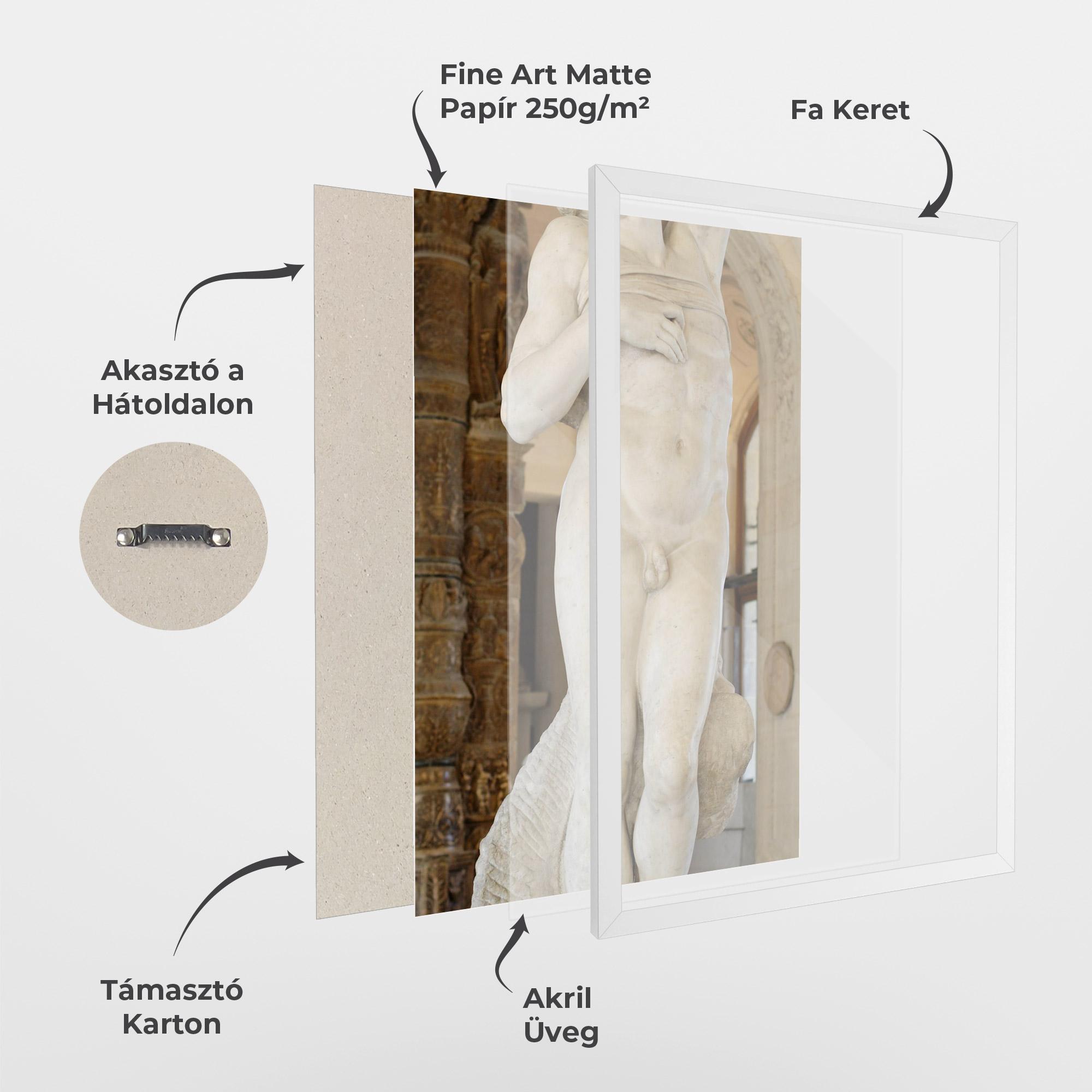 Keretezett Poszter Dying Slave mockup 1