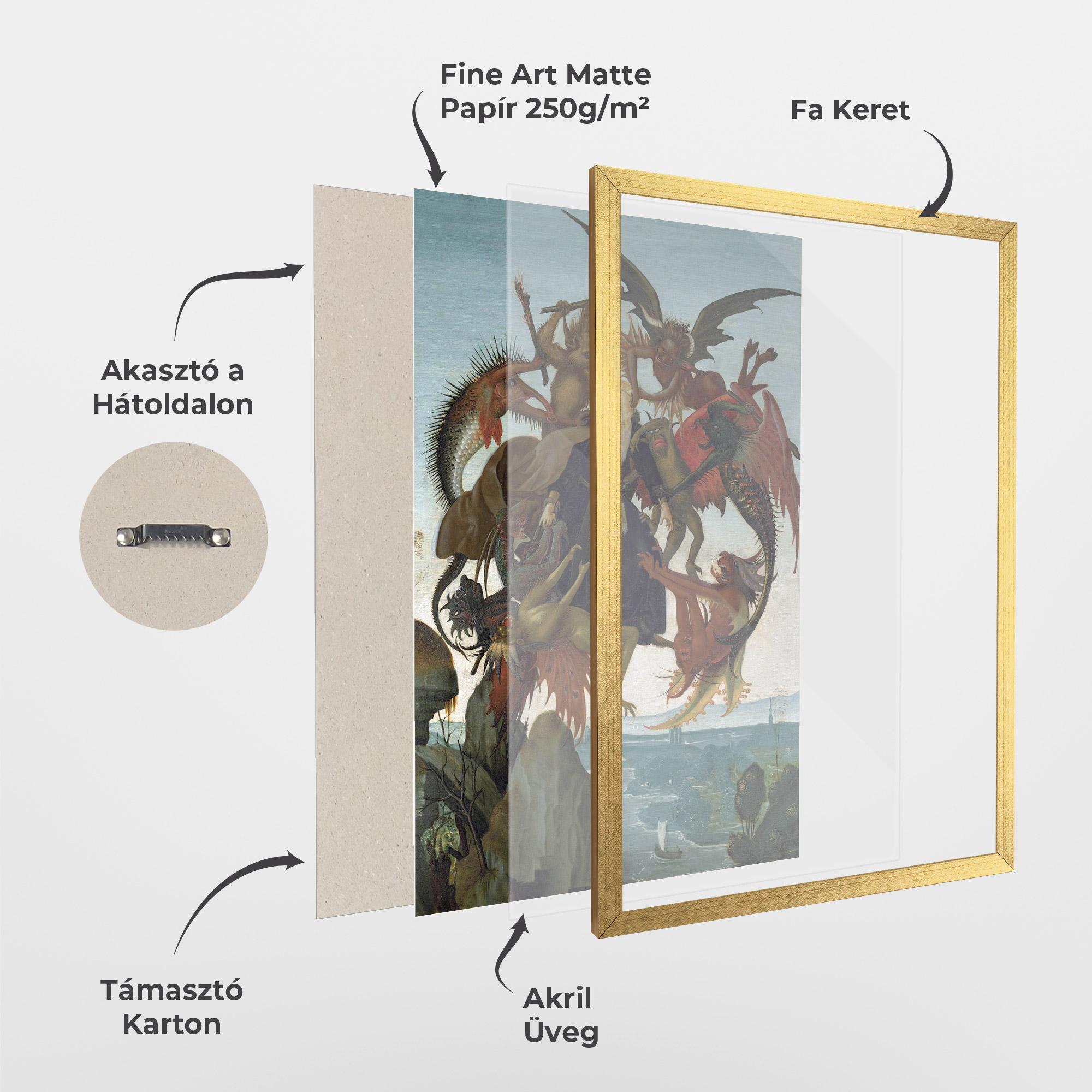 Keretezett Poszter Torment Of Saint mockup 1