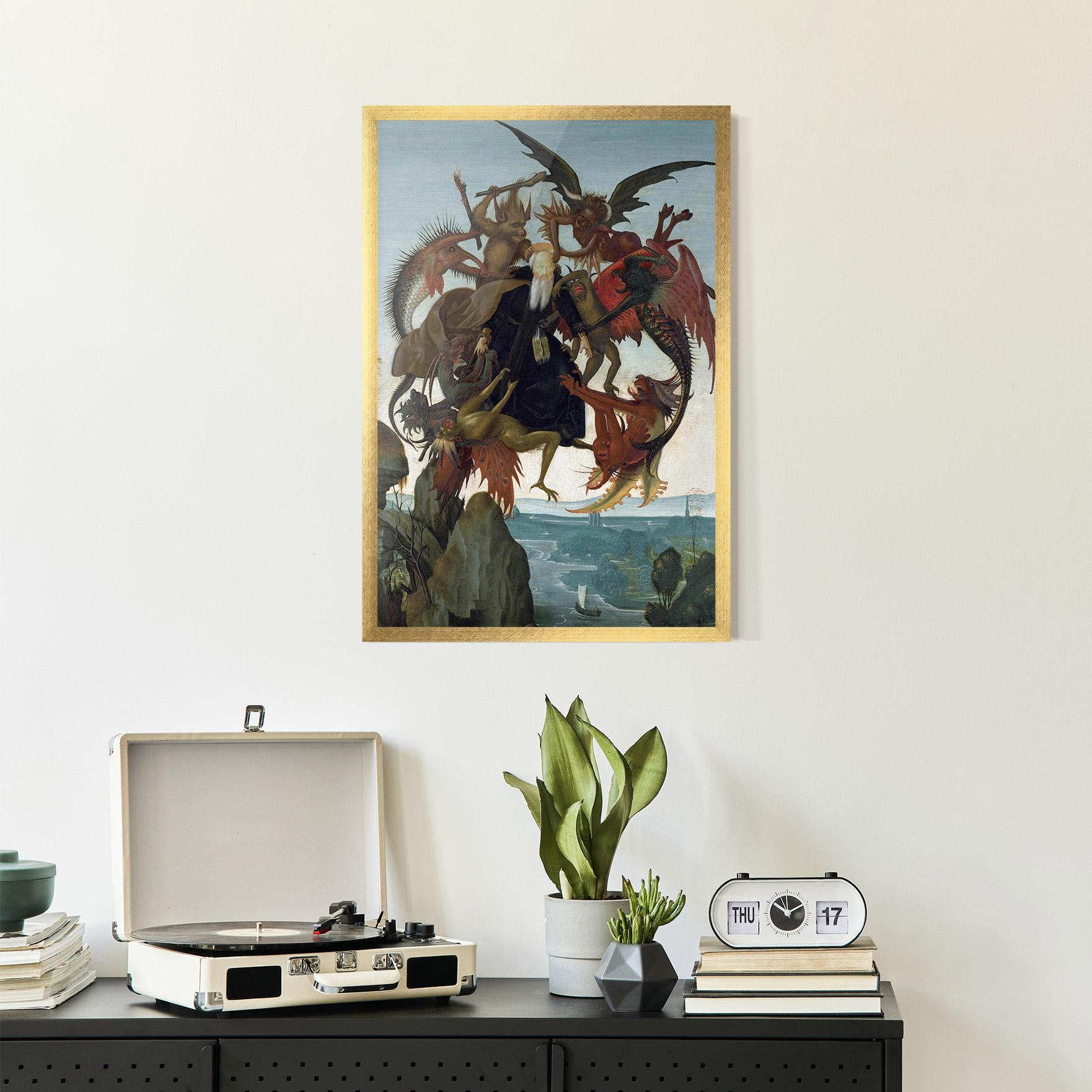 Keretezett Poszter Torment Of Saint mockup 2