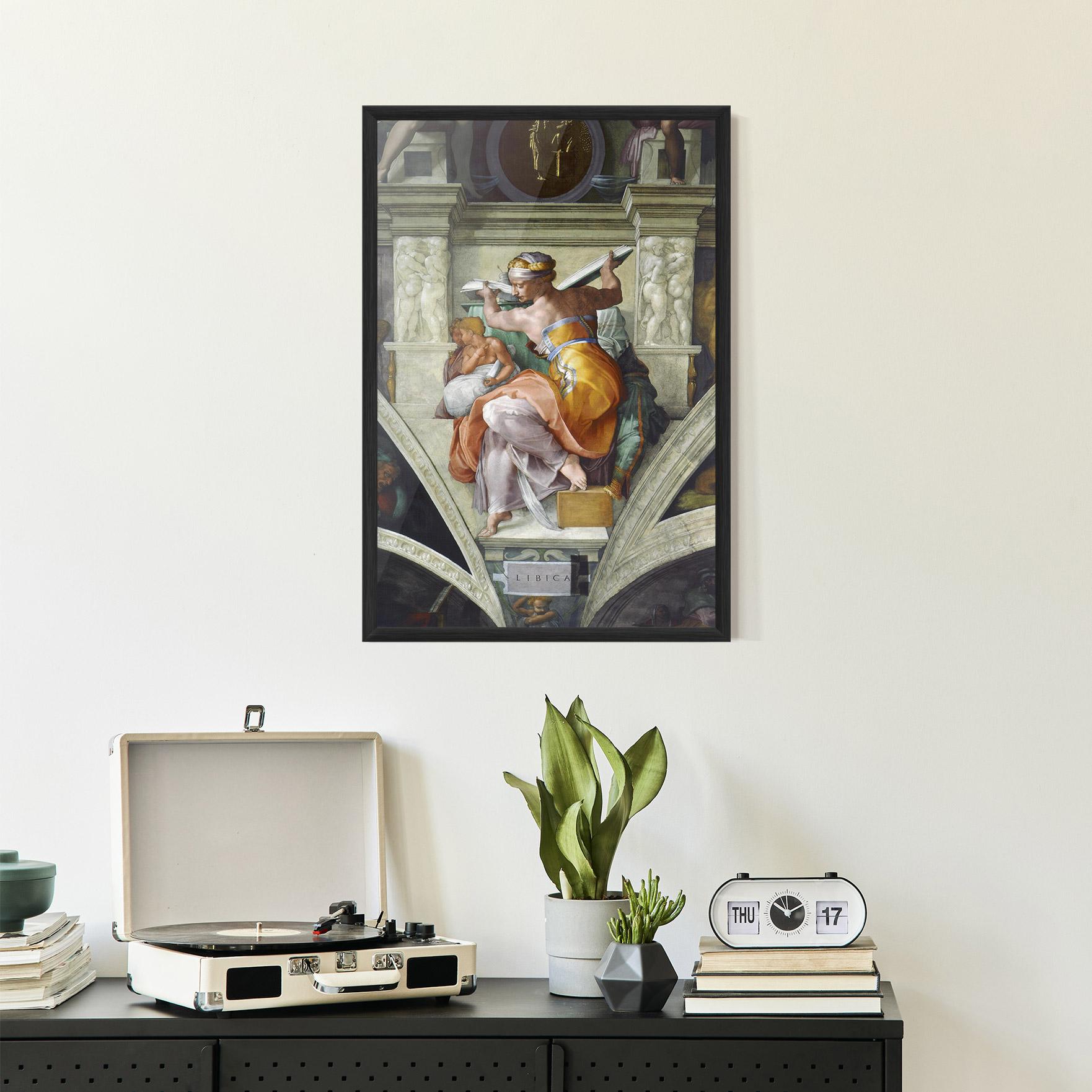 Keretezett Poszter Libyan Sibyles mockup 2