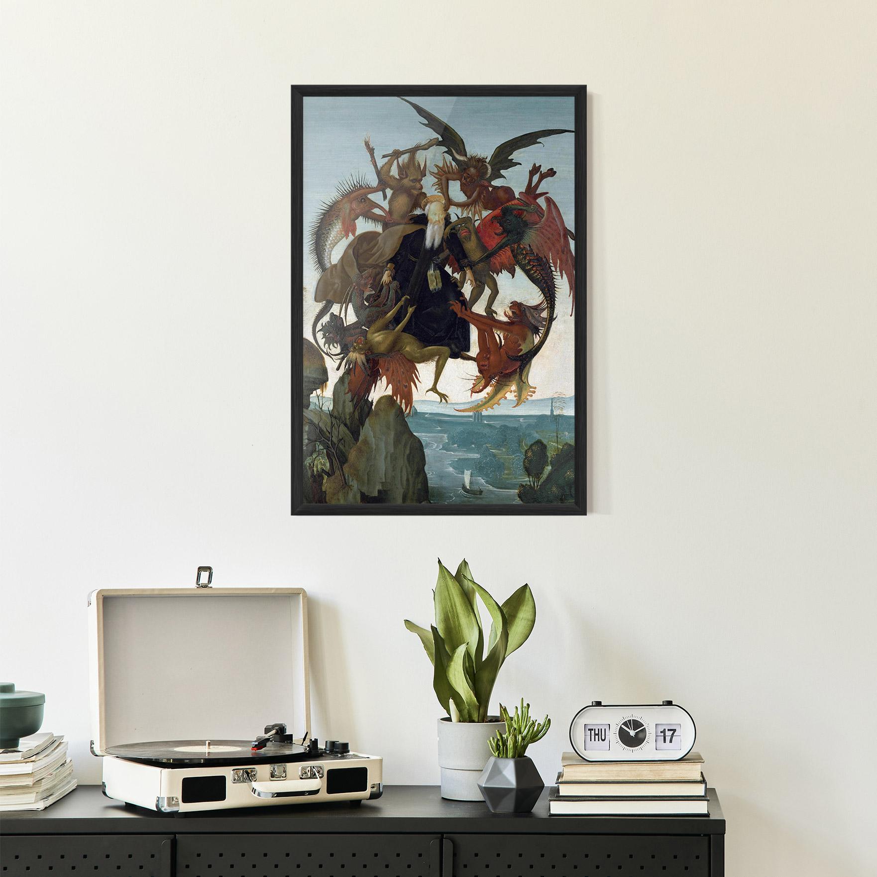 Keretezett Poszter Torment Of Saint mockup 2