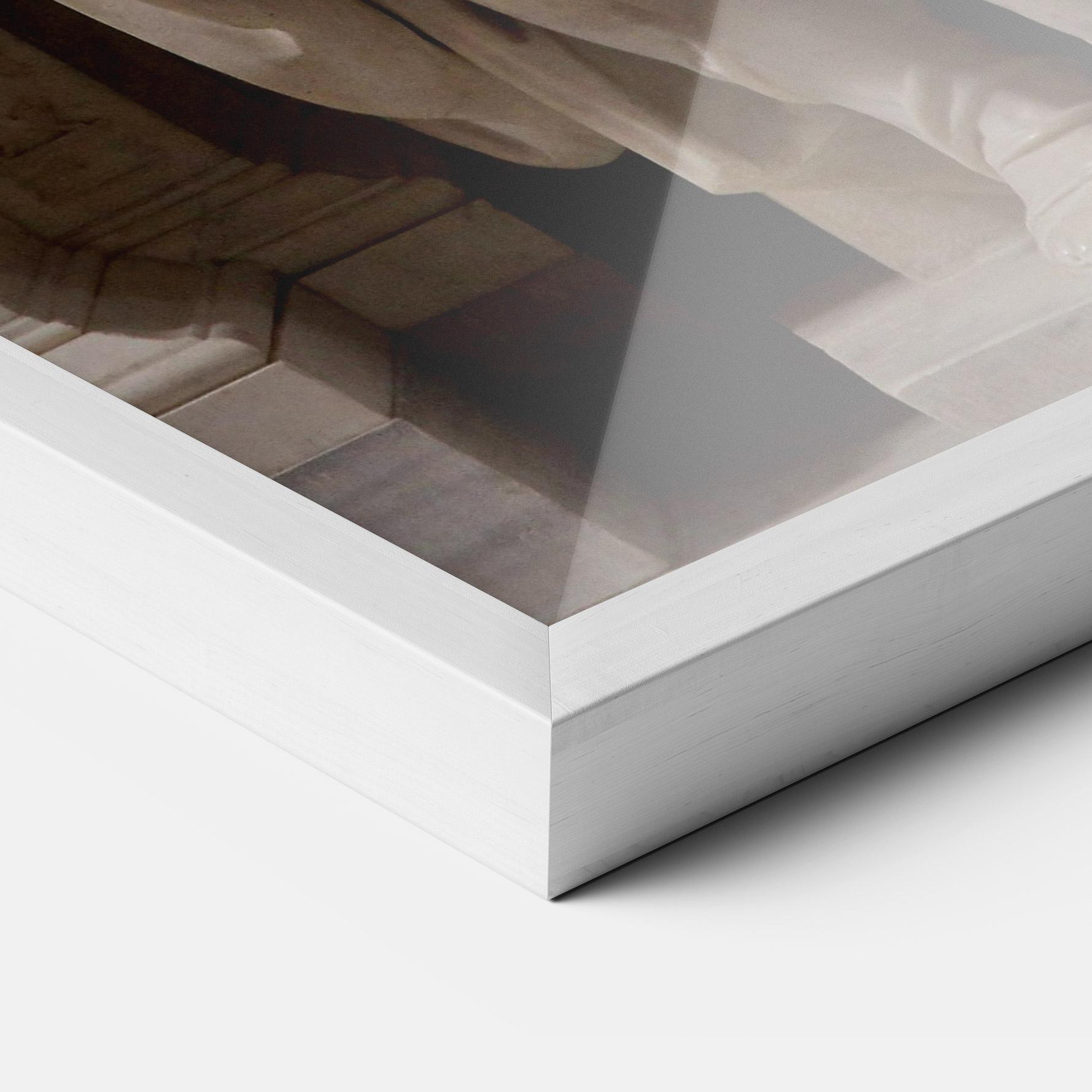 Keretezett Poszter Statue Moses mockup 3