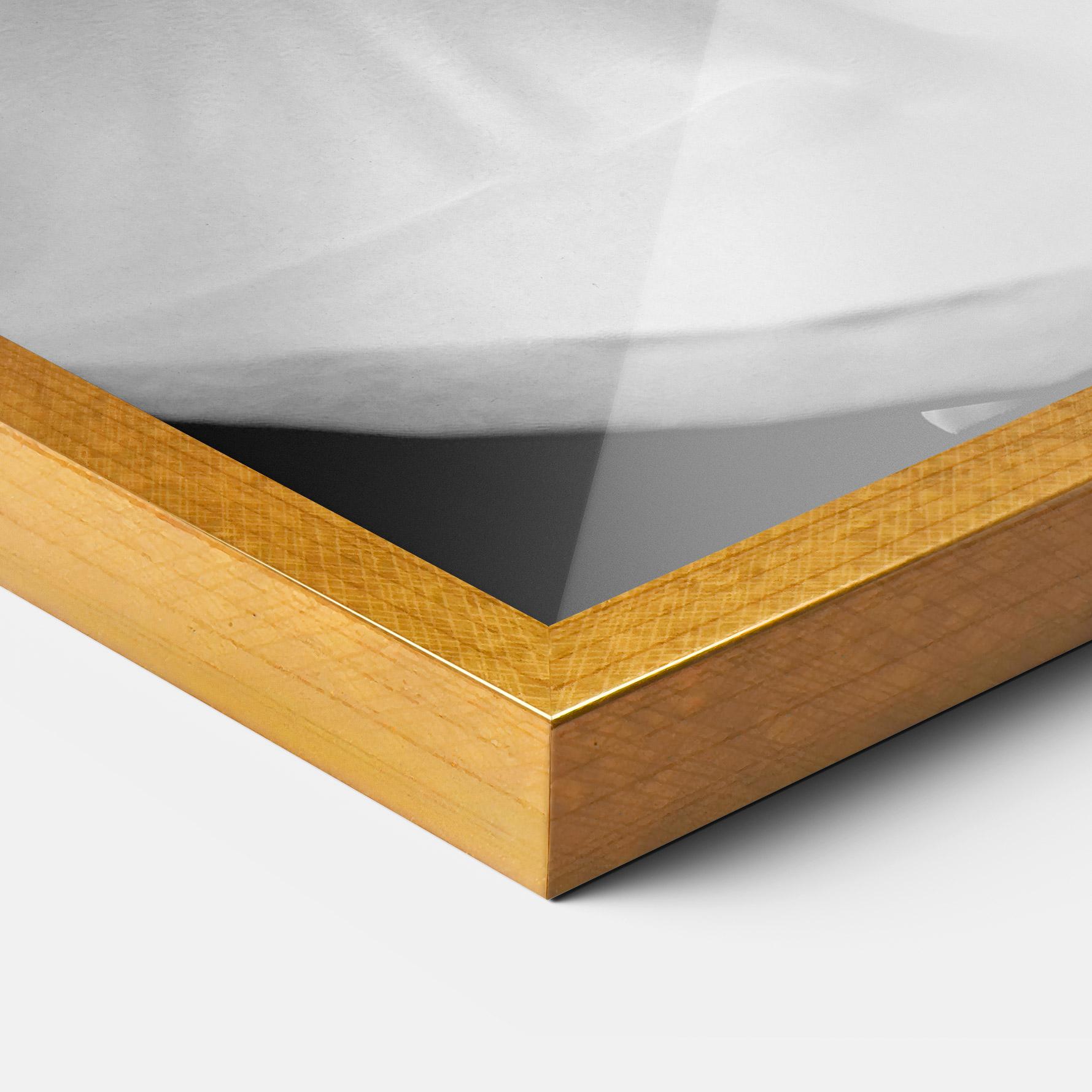 Keretezett Poszter David Head mockup 3