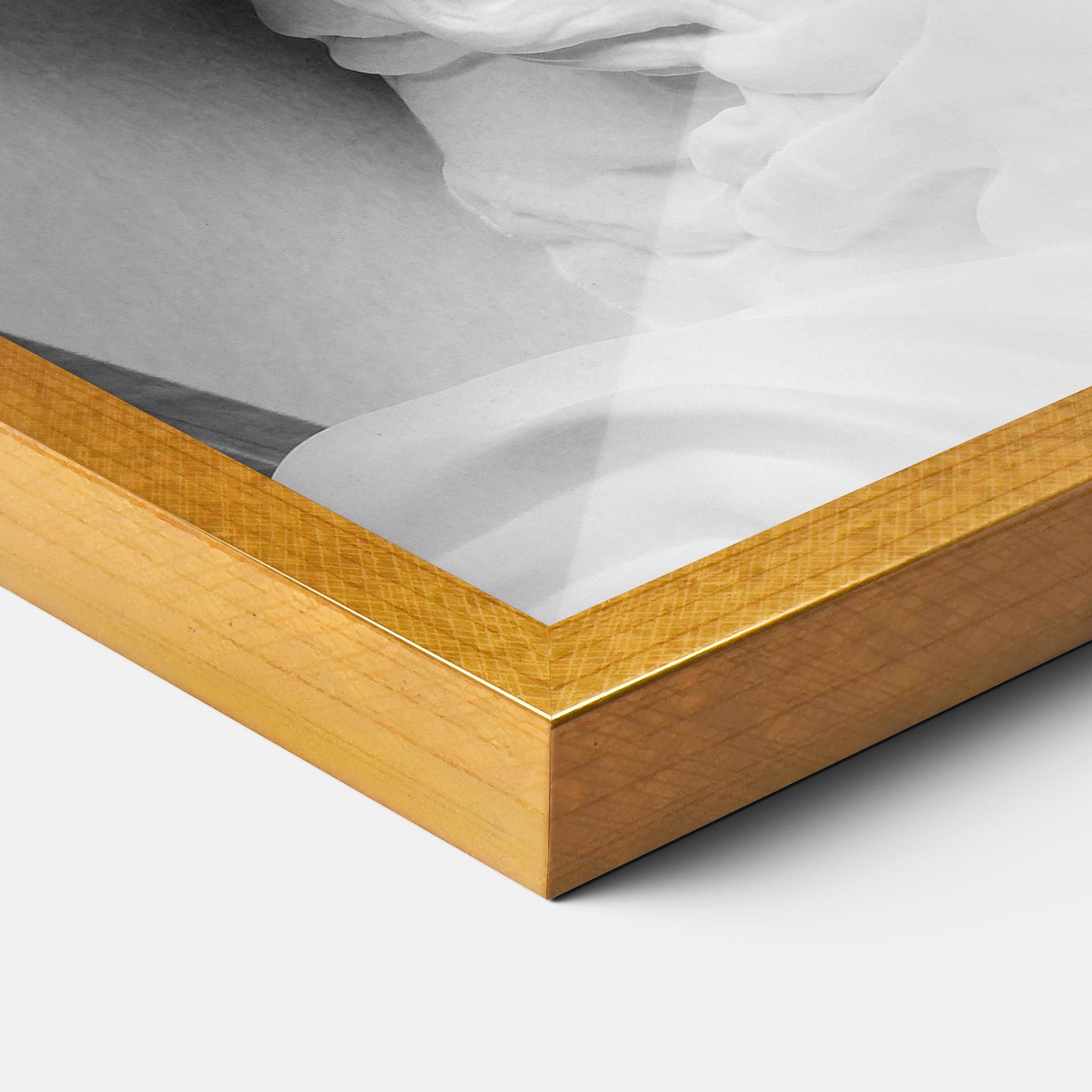 Keretezett Poszter Moses Statue mockup 3