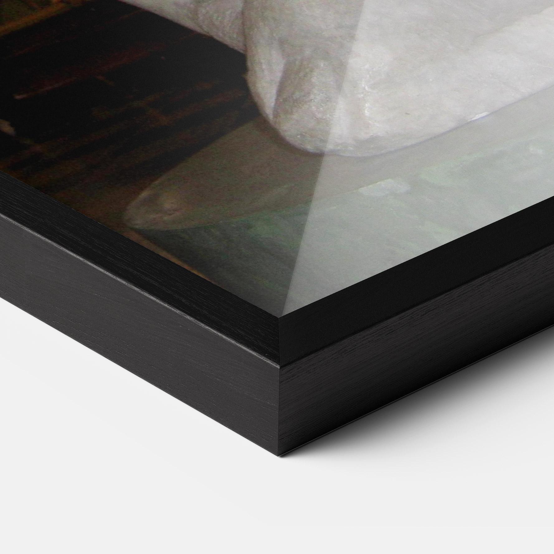 Keretezett Poszter Crouching Boy mockup 3