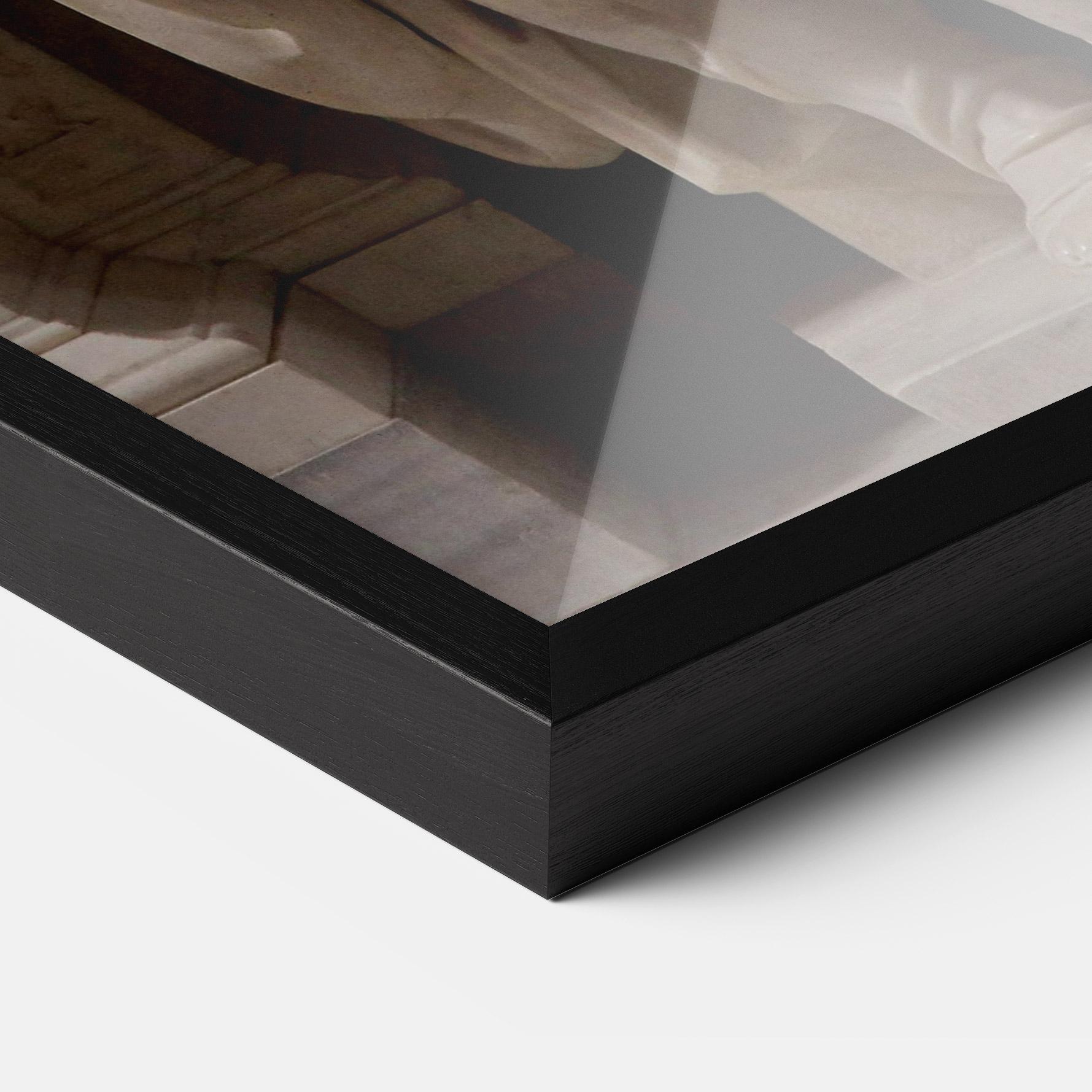 Keretezett Poszter Statue Moses mockup 3