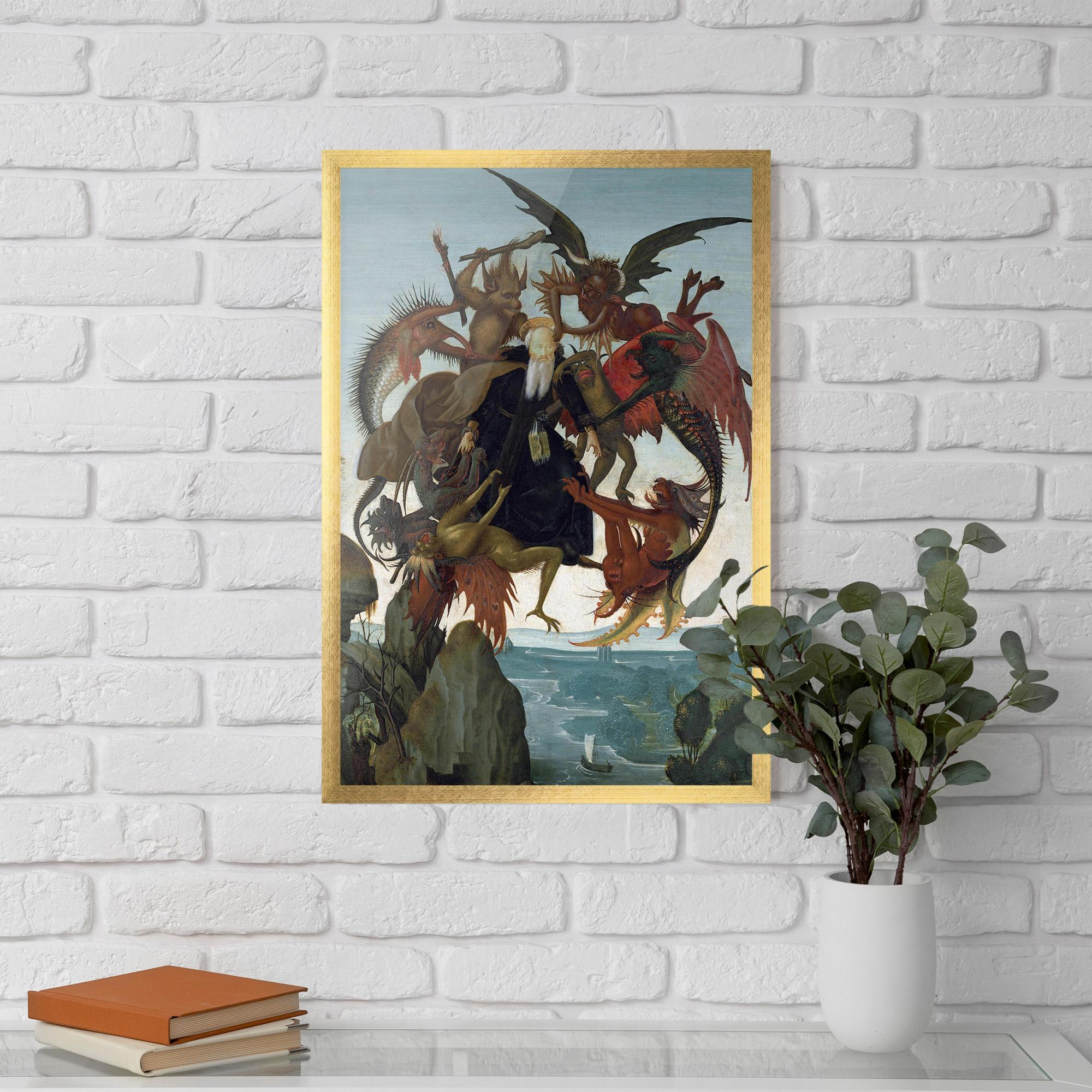 Keretezett Poszter Torment Of Saint mockup 5