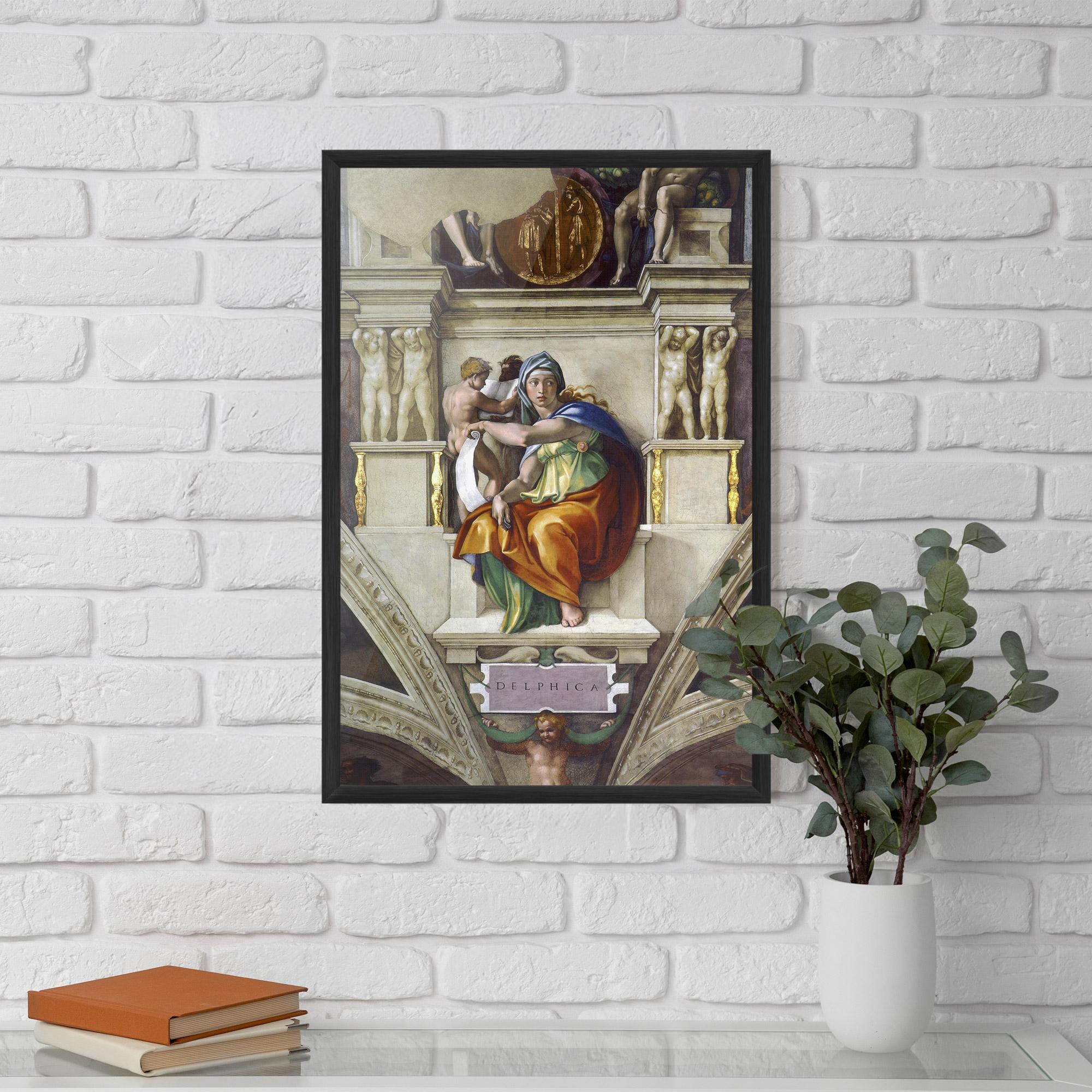 Keretezett Poszter Delphic Sibyl mockup 5