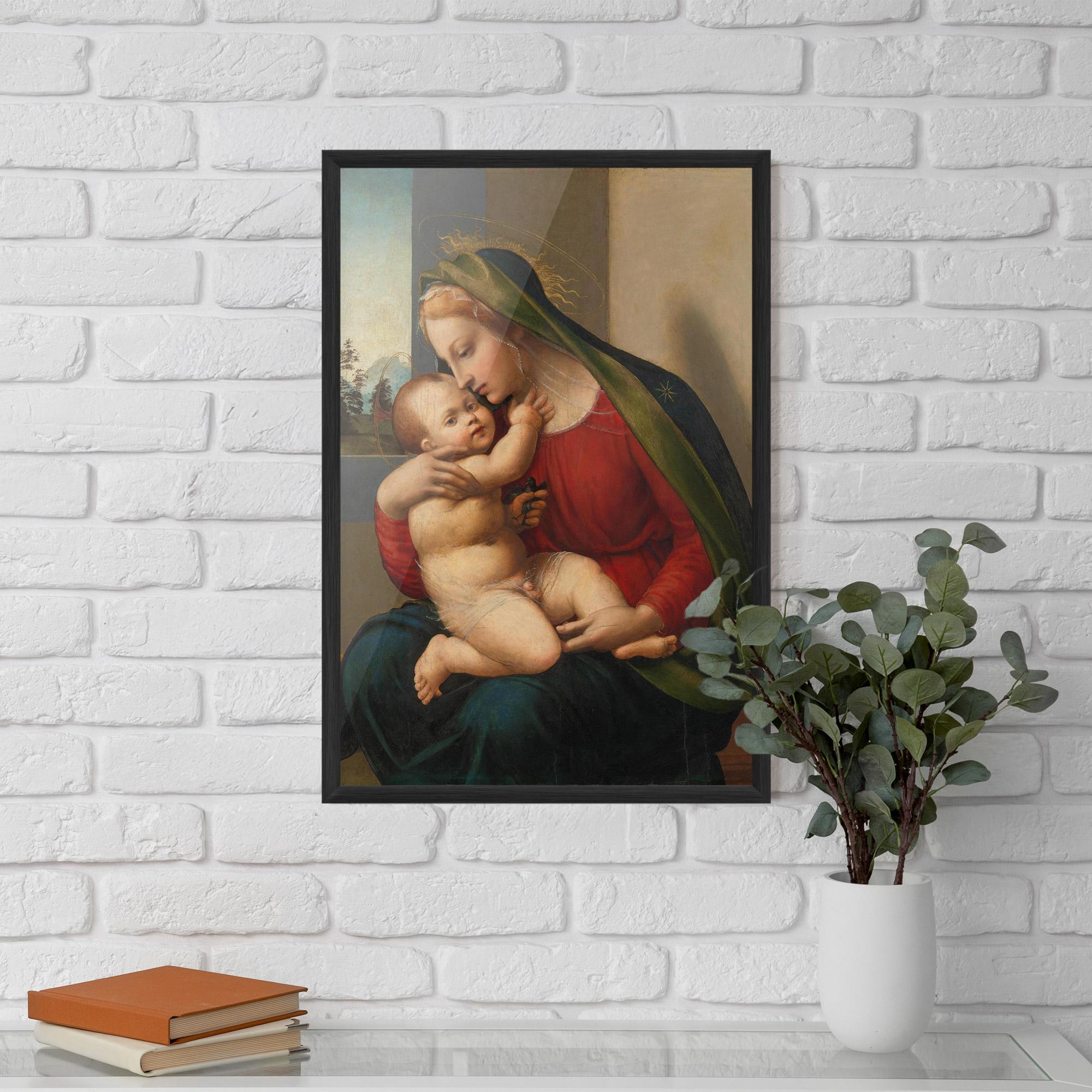 Keretezett Poszter Madonna And Child mockup 5