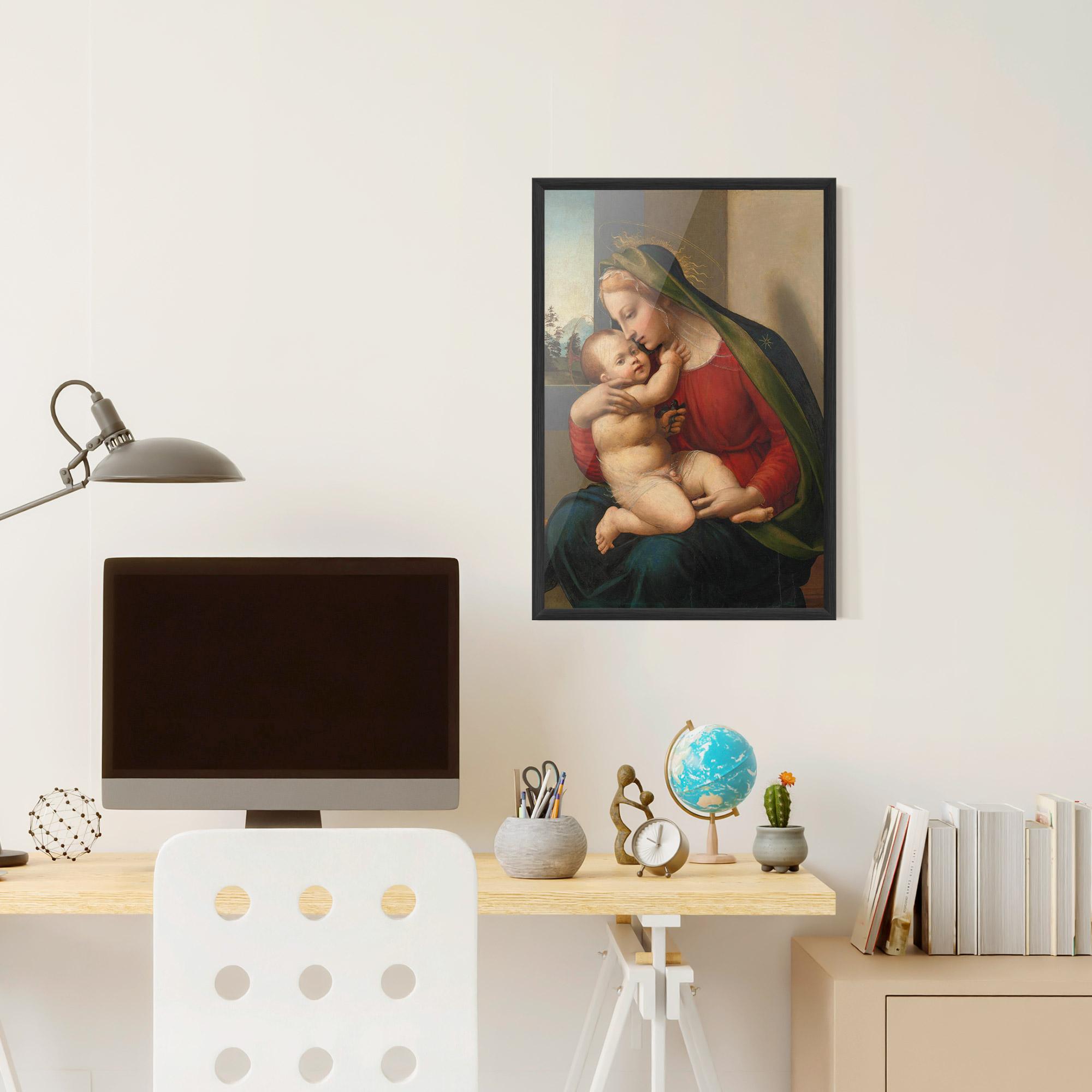 Keretezett Poszter Madonna And Child mockup 6