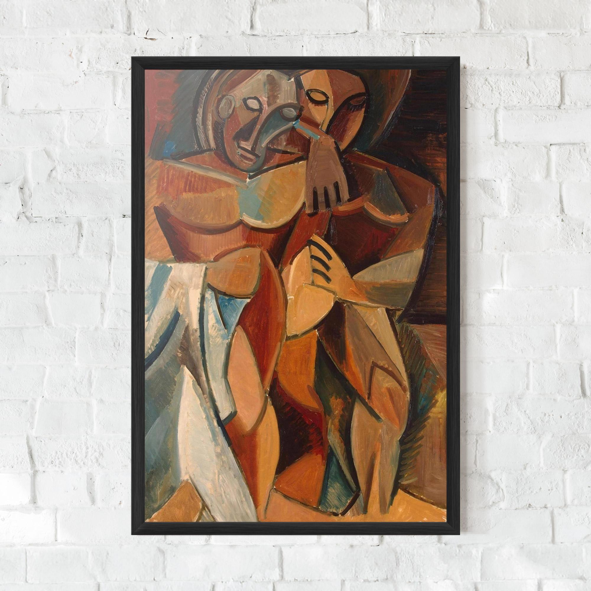 Keretezett Poszter Friendship Two Nudes mockup 0