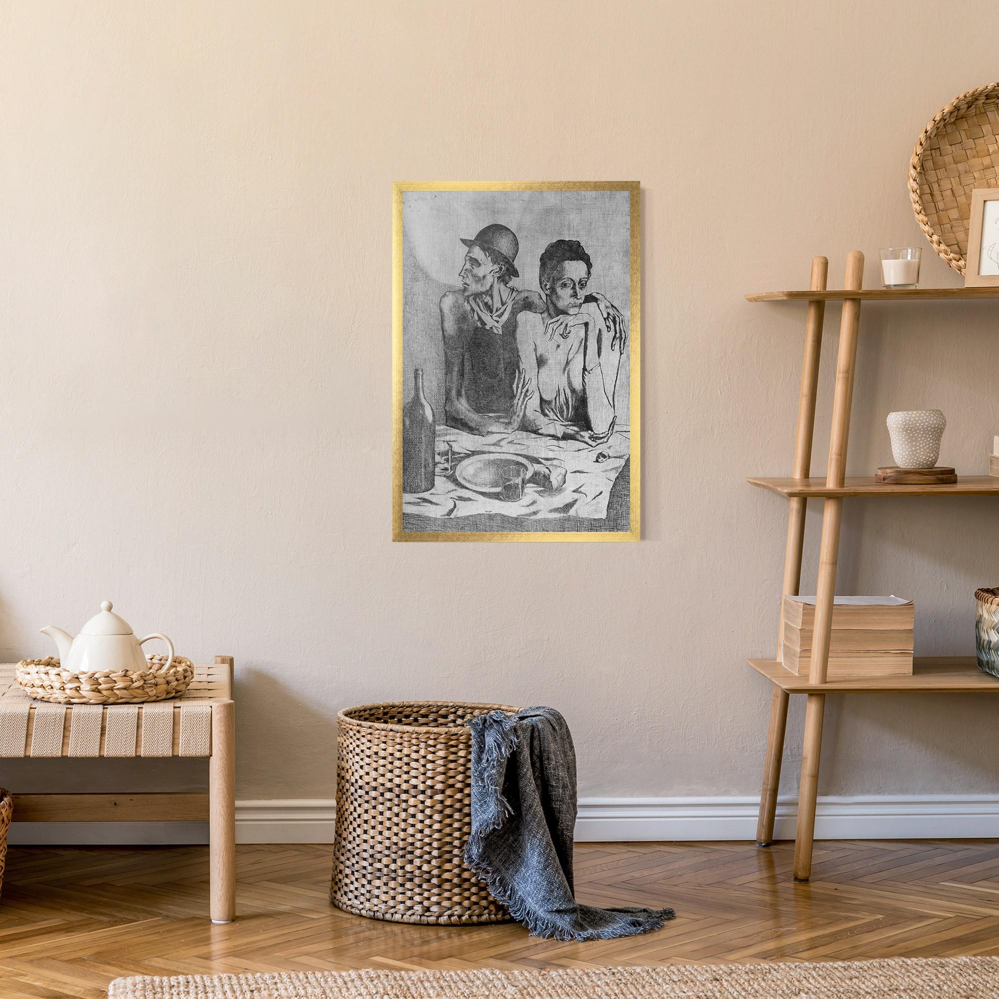 Keretezett Poszter The Frugal Repast mockup 9