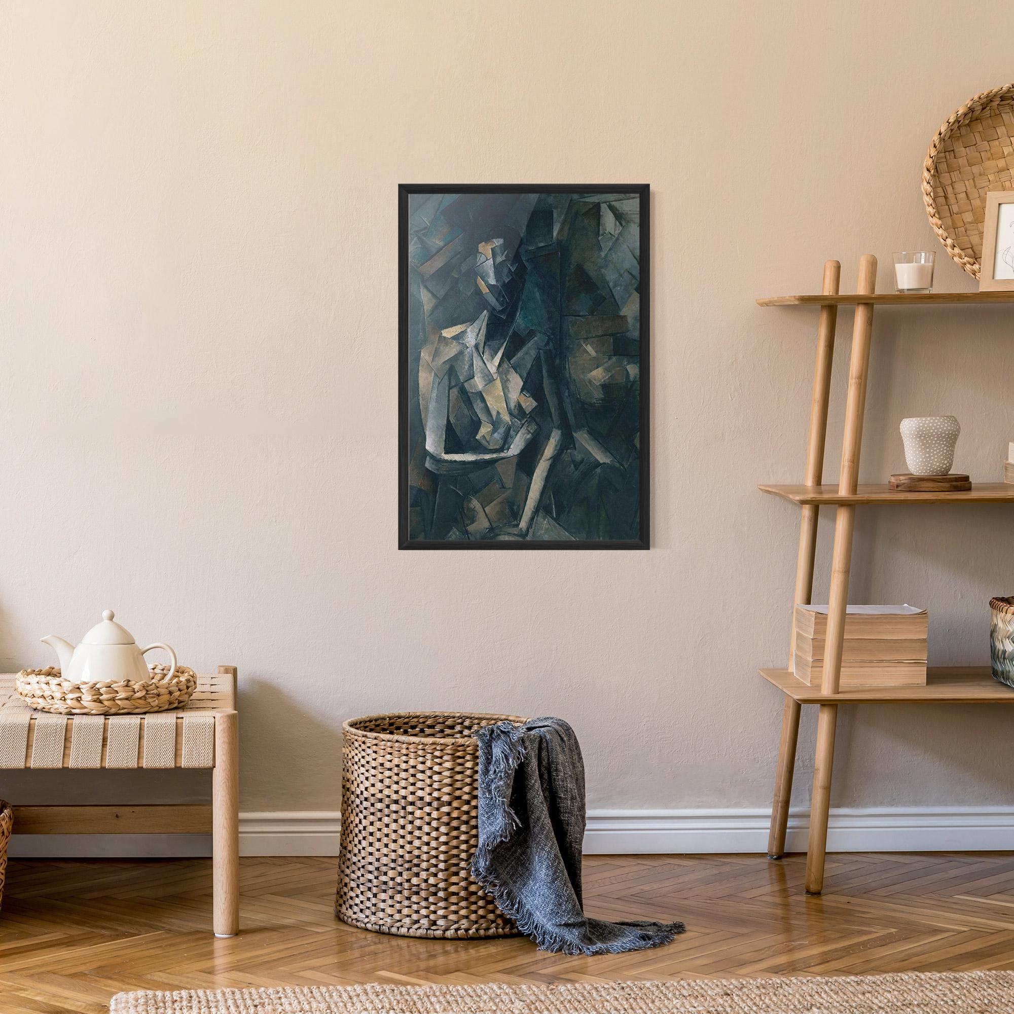 Keretezett Poszter Dans Un Fauteuil mockup 9