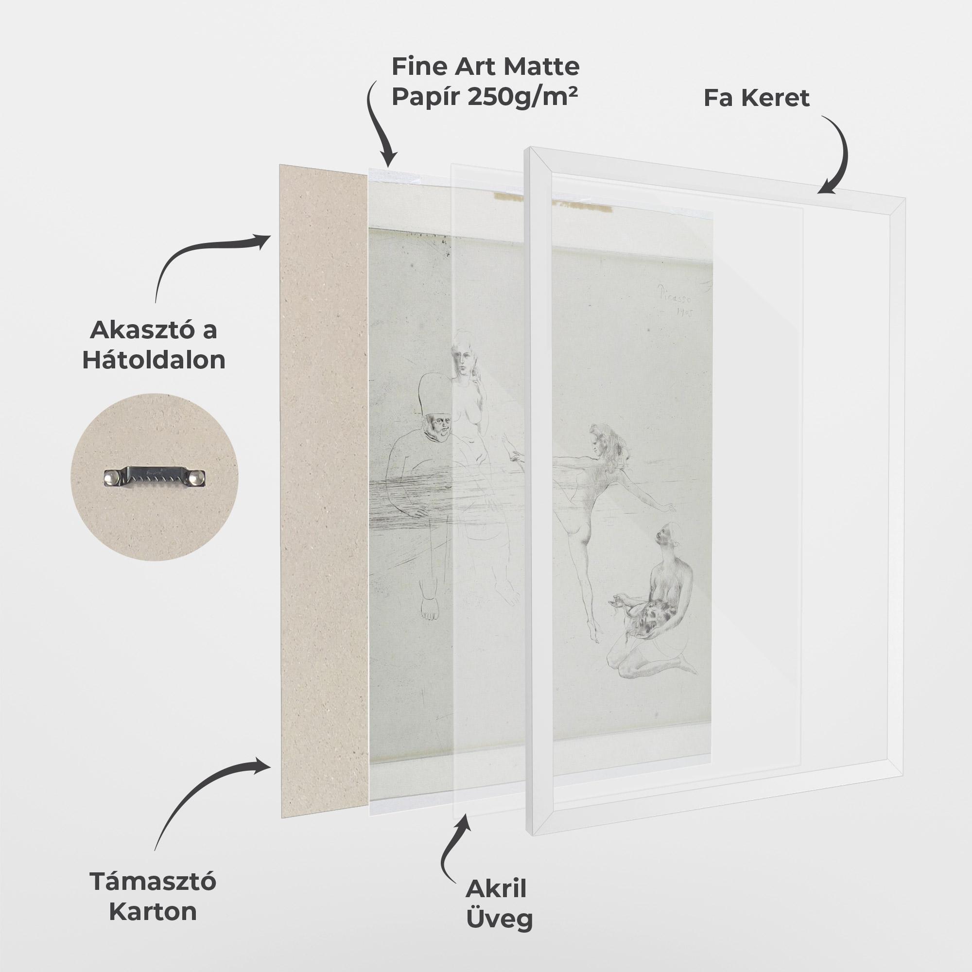 Keretezett Poszter Dance Of Salome mockup 1