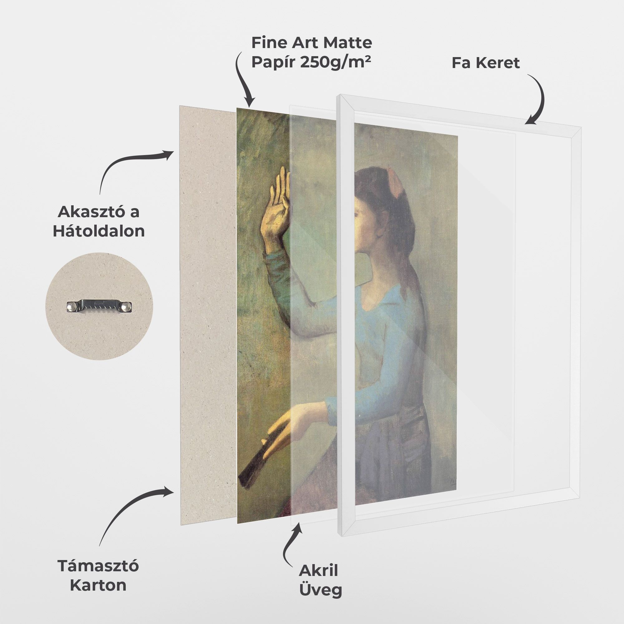 Lady With A Fan mockup 1