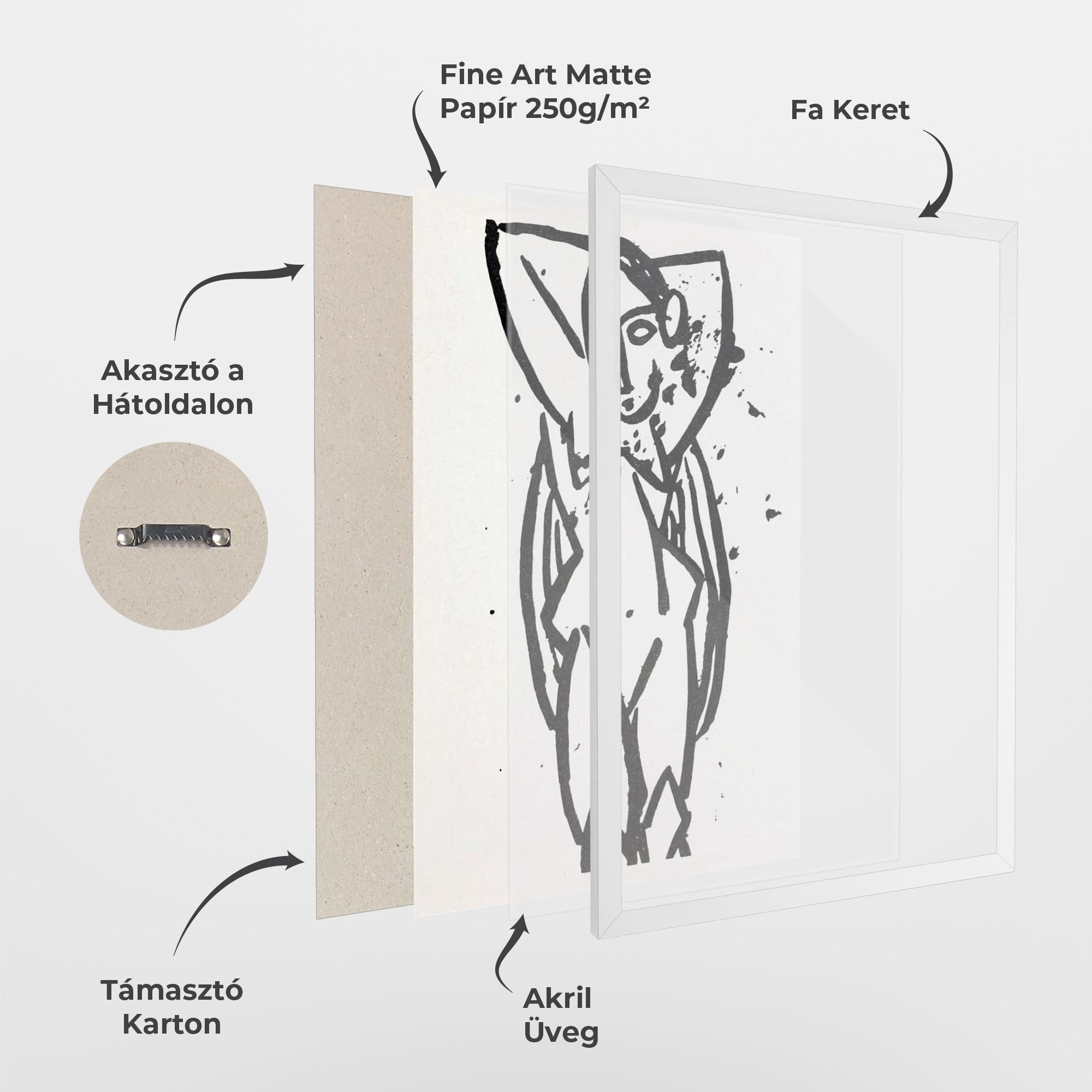 Keretezett Poszter Nude mockup 1