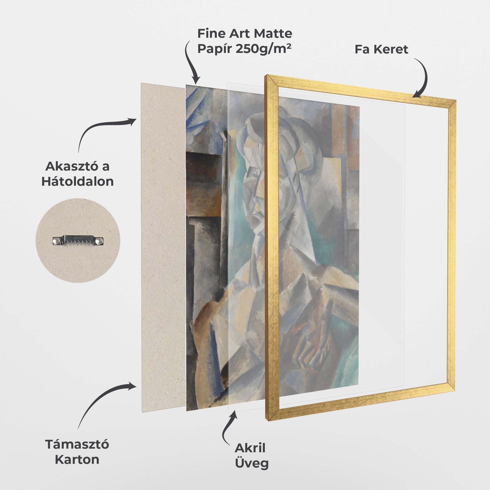 Keretezett Poszter Buste De Femme mockup 1