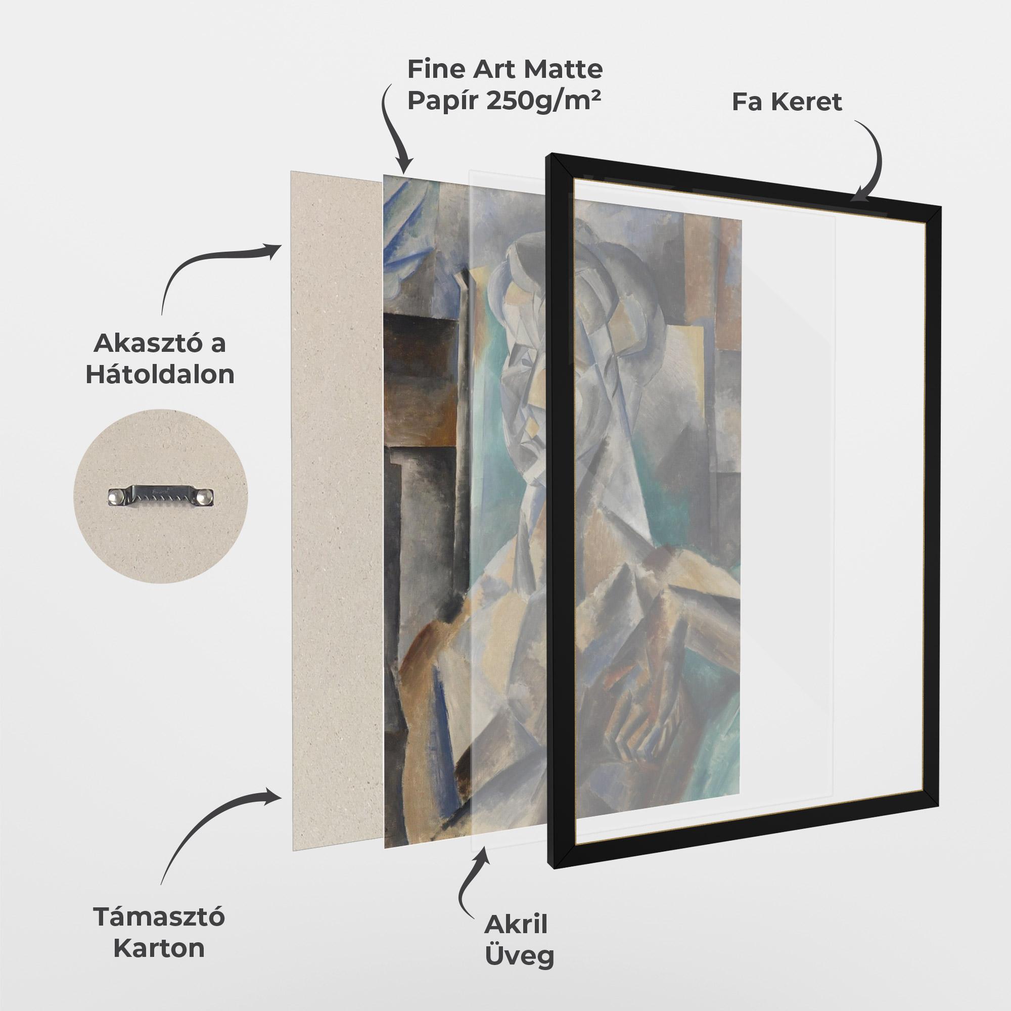 Keretezett Poszter Buste De Femme mockup 1