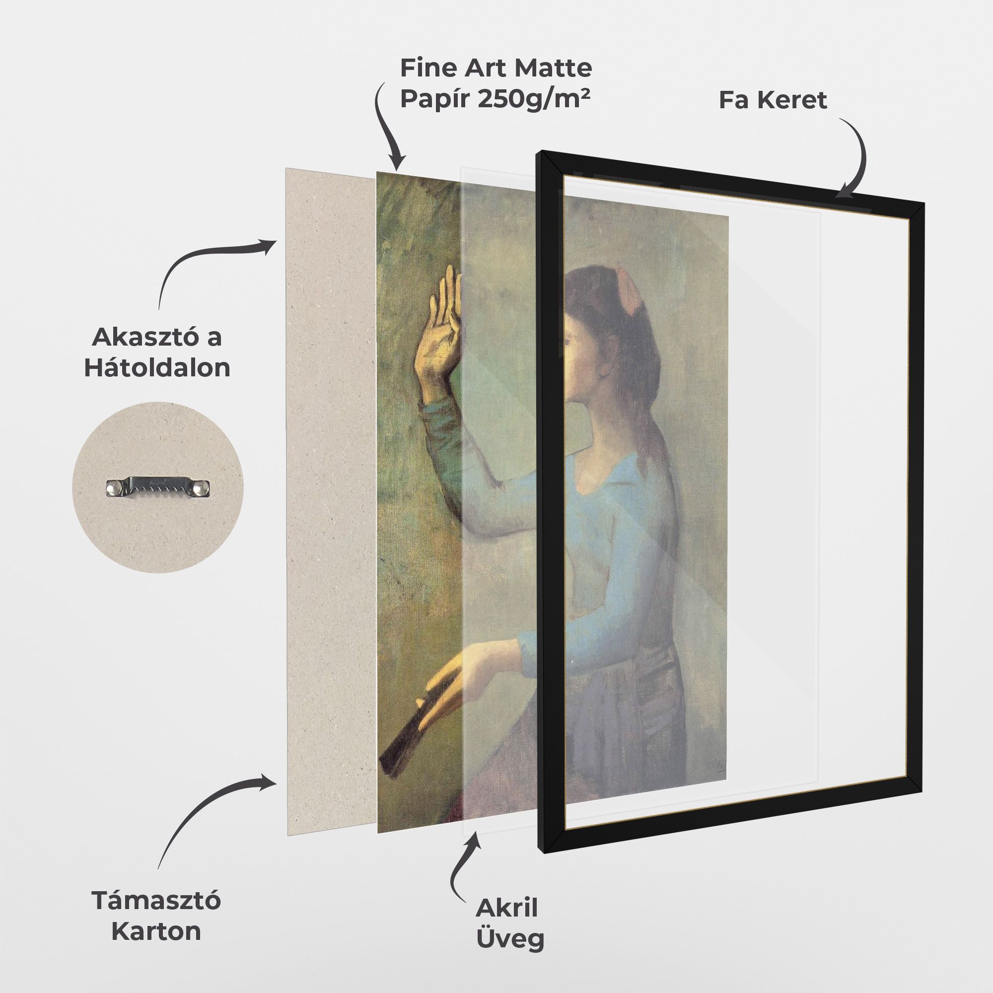 Lady With A Fan mockup 1