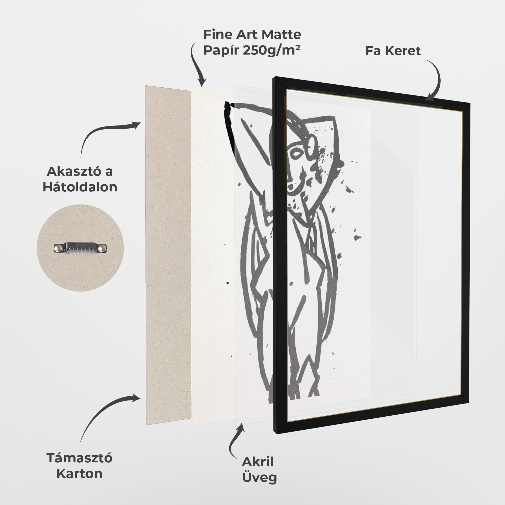 Keretezett Poszter Nude mockup 1