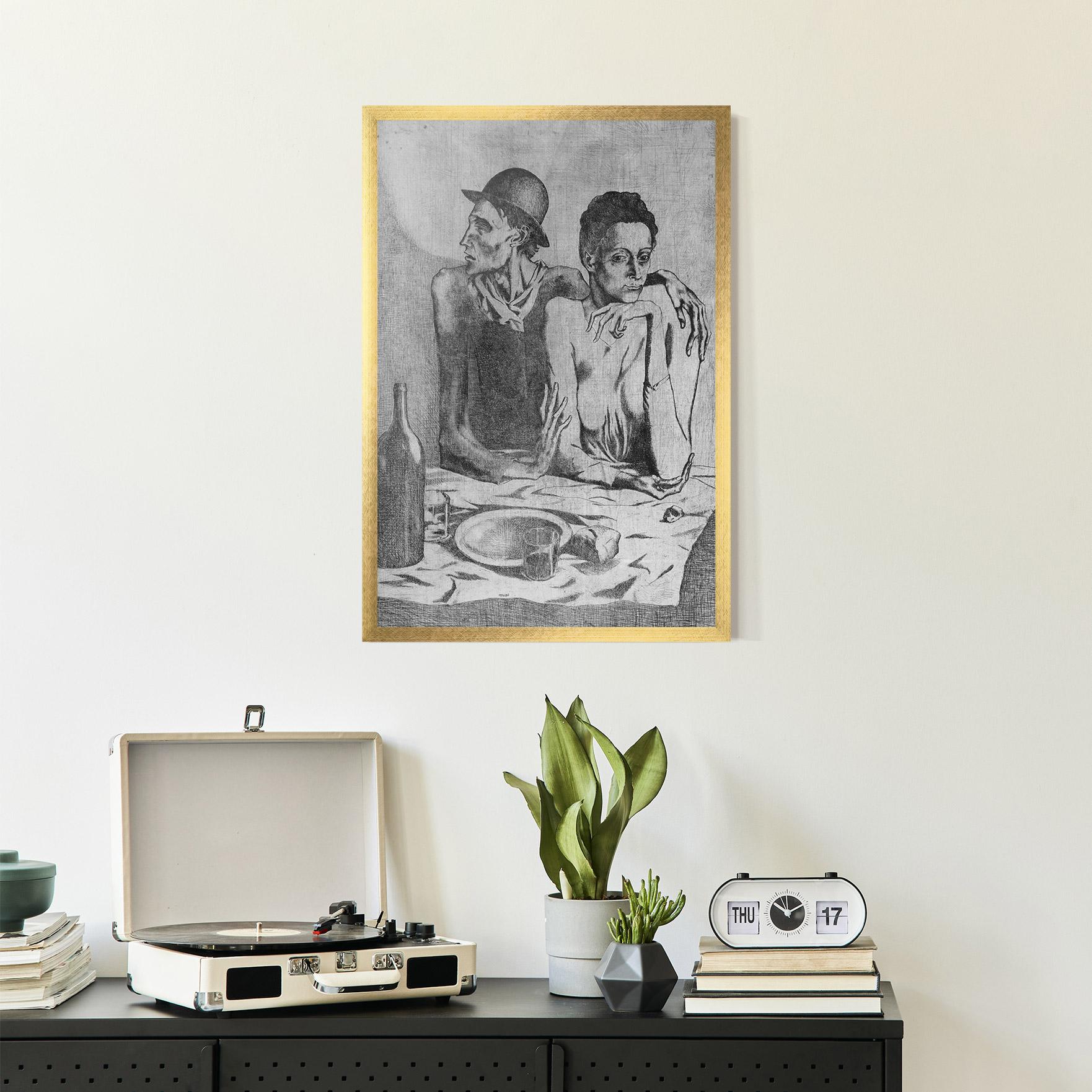 Keretezett Poszter The Frugal Repast mockup 2