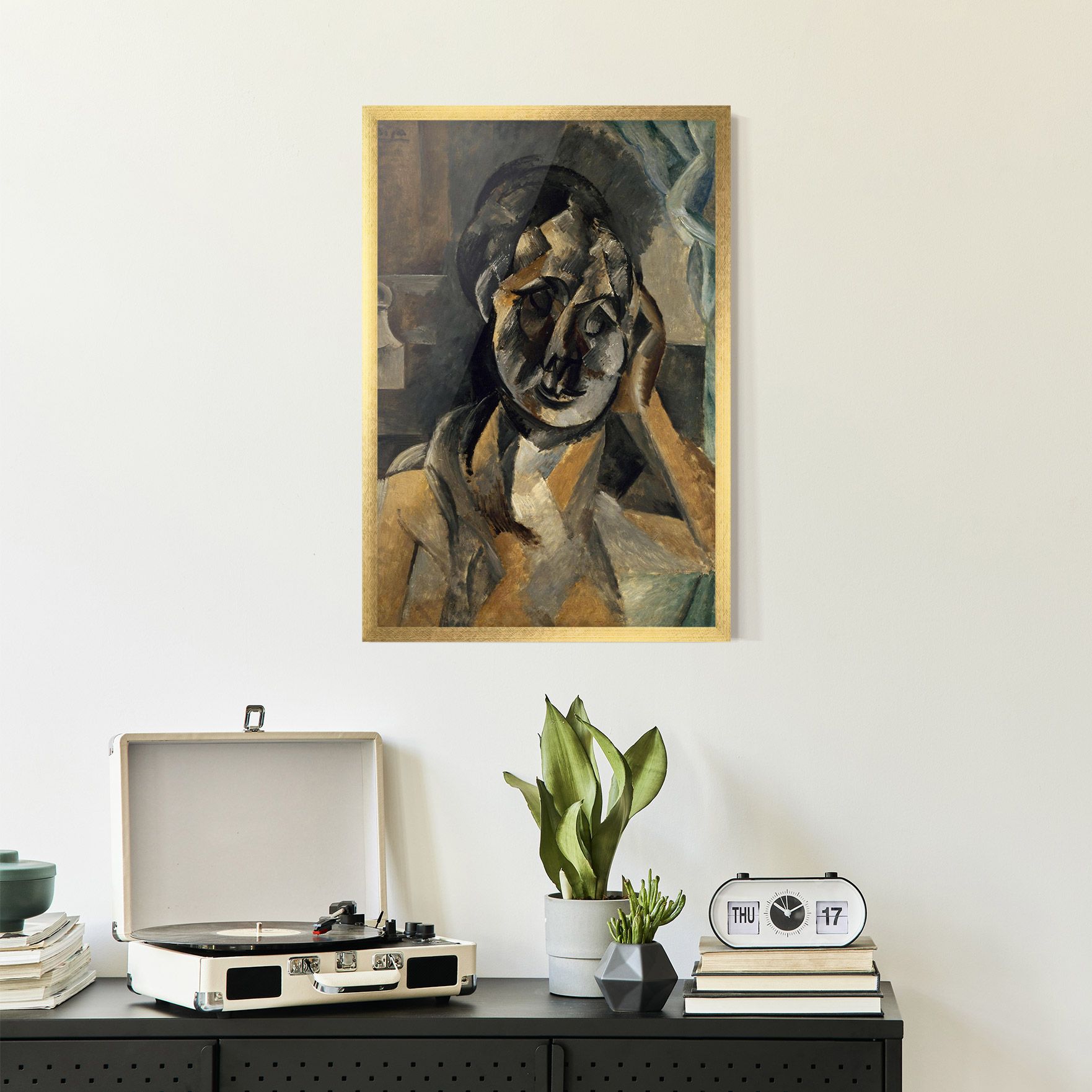 Woman With Mustard mockup 2