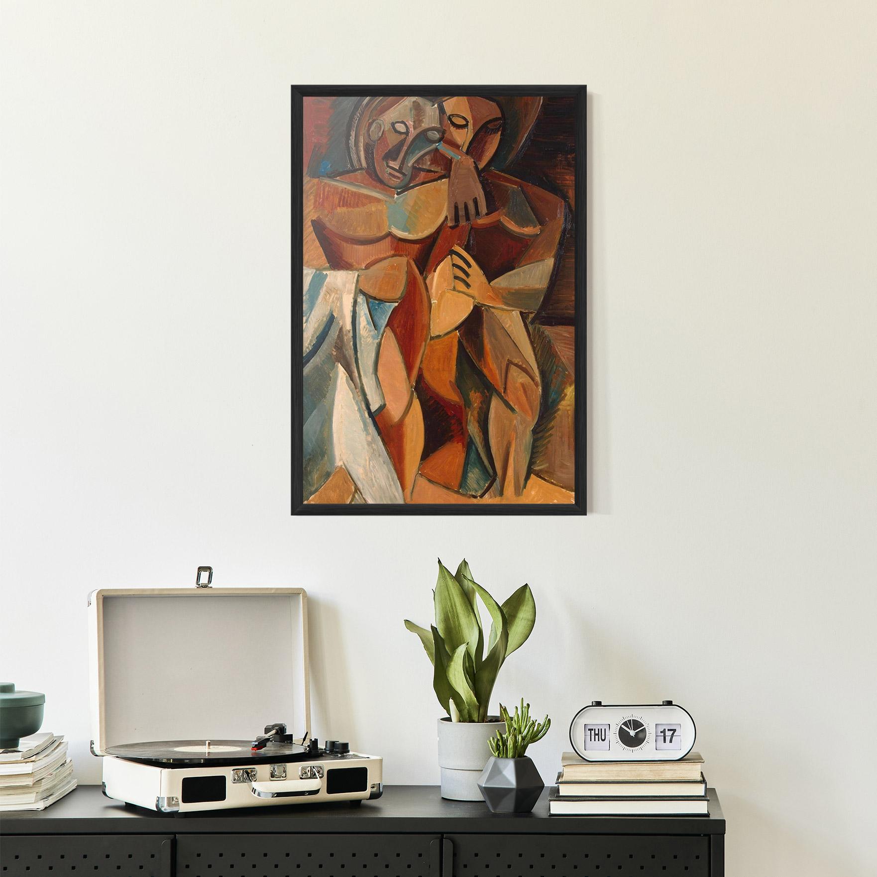 Keretezett Poszter Friendship Two Nudes mockup 2