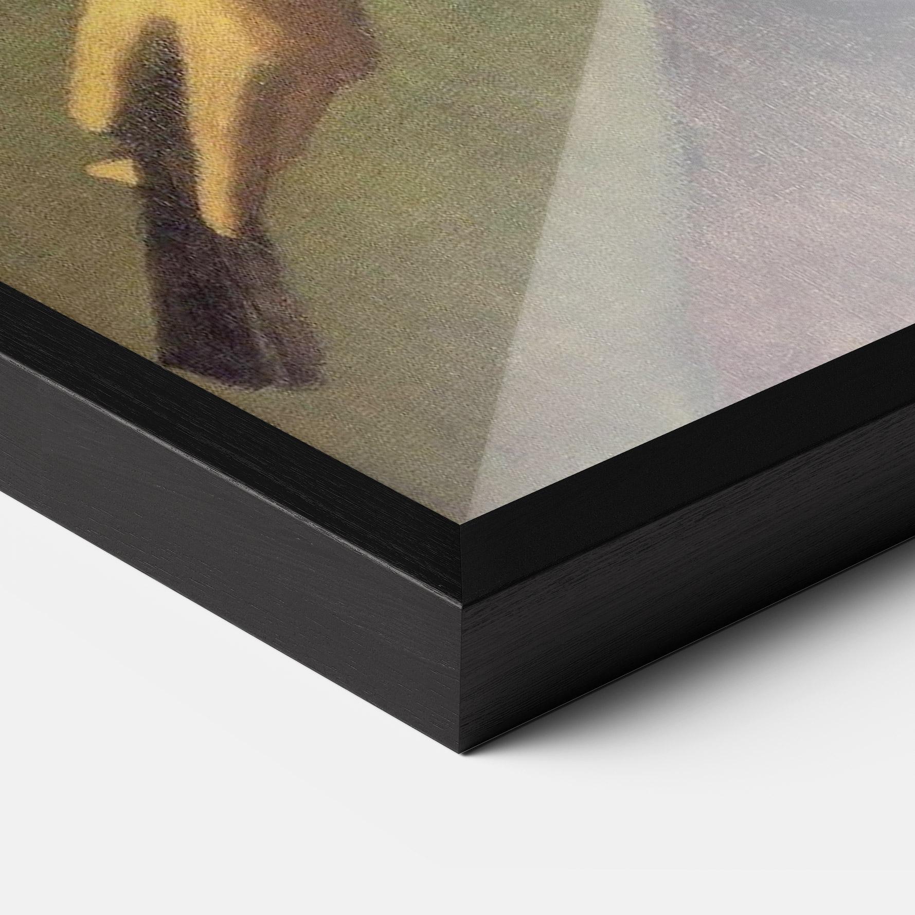 Keretezett Poszter Lady With A Fan mockup 3