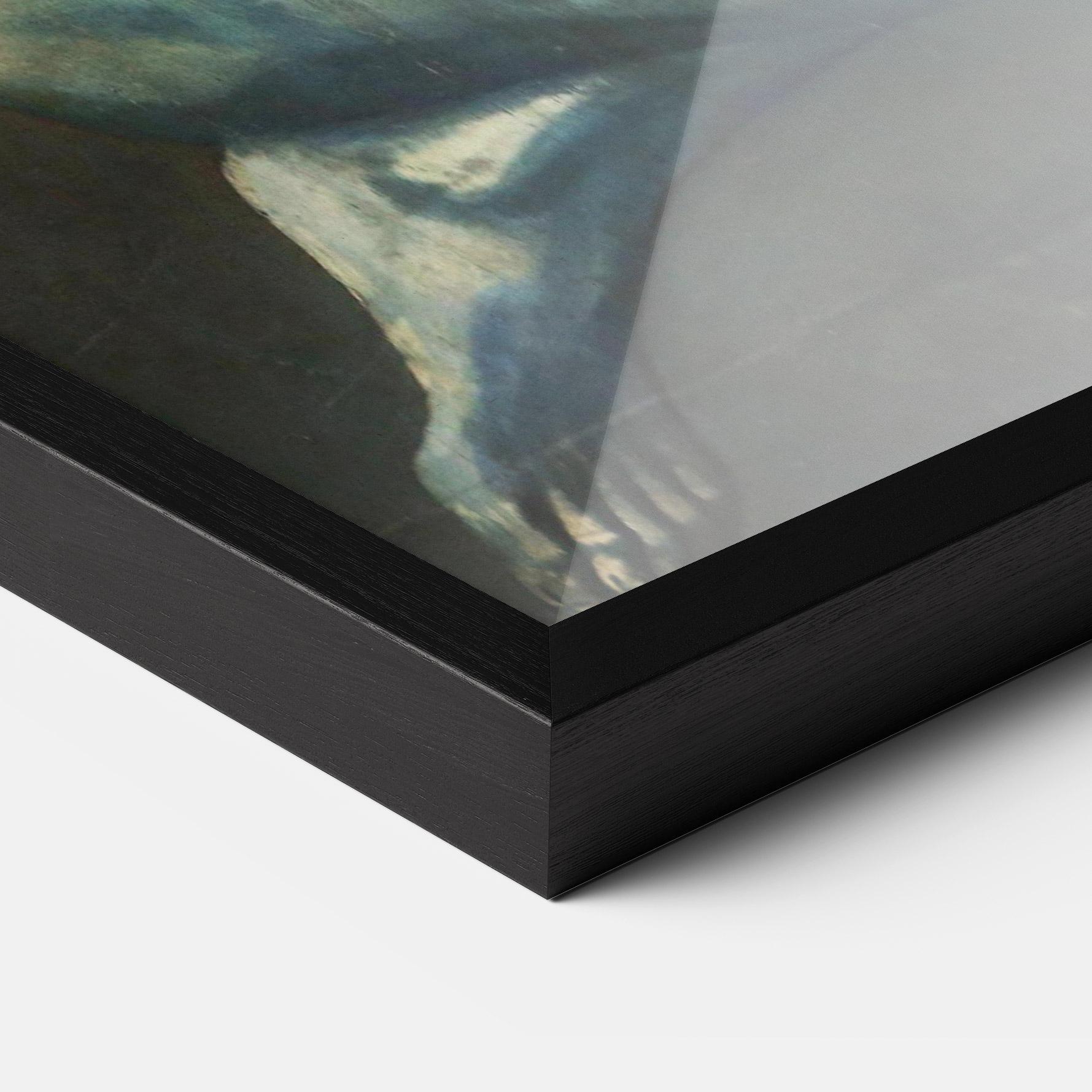 Keretezett Poszter Old Guitarist mockup 3