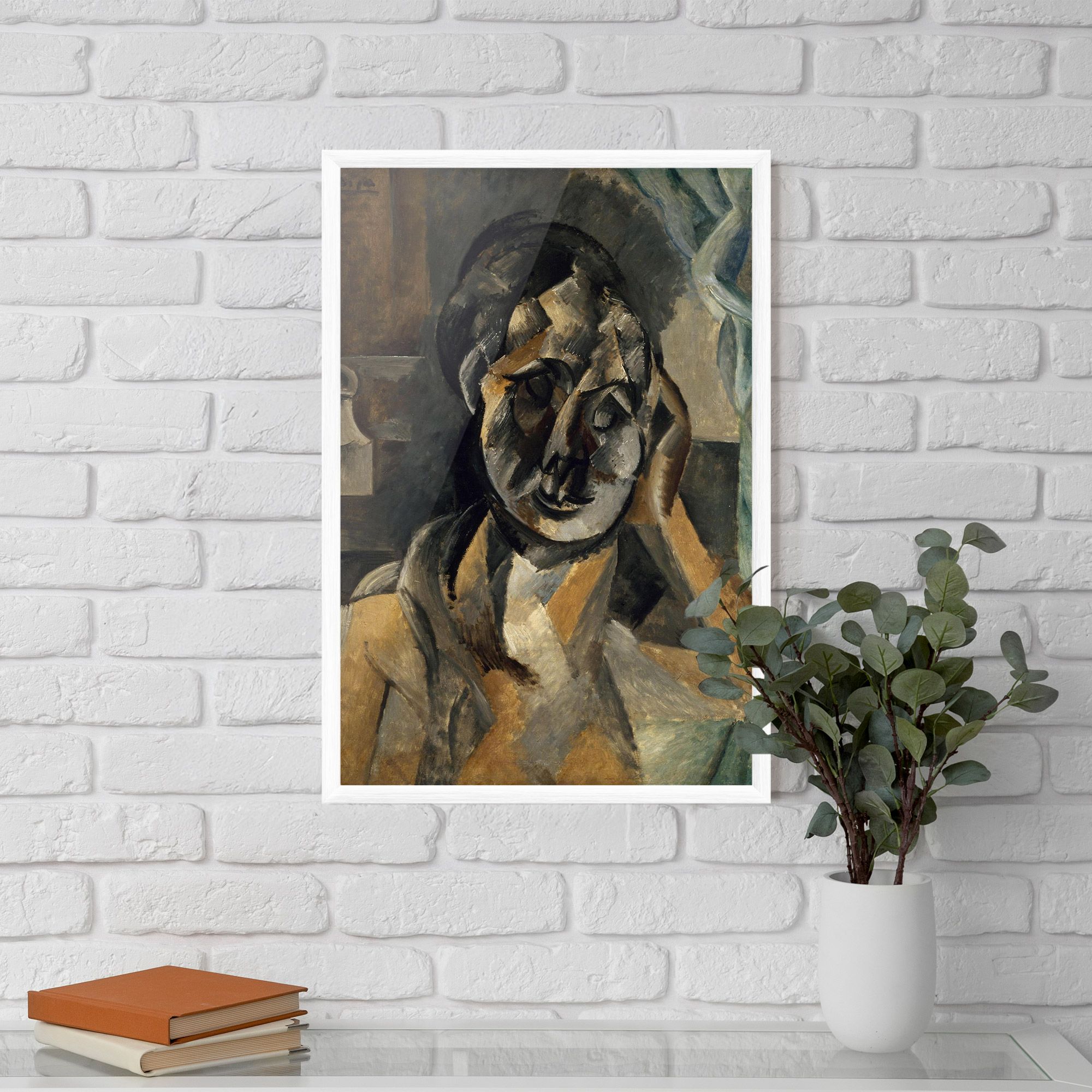 Woman With Mustard mockup 5