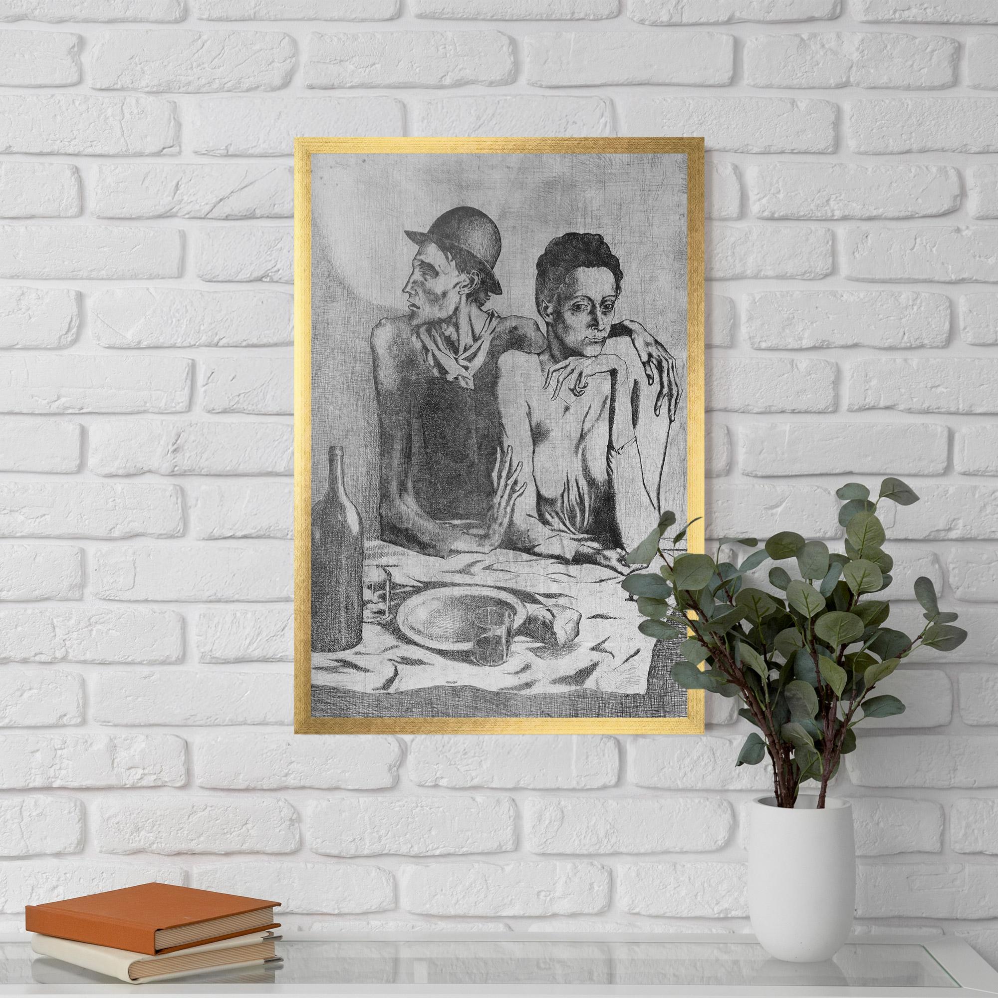 Keretezett Poszter The Frugal Repast mockup 5