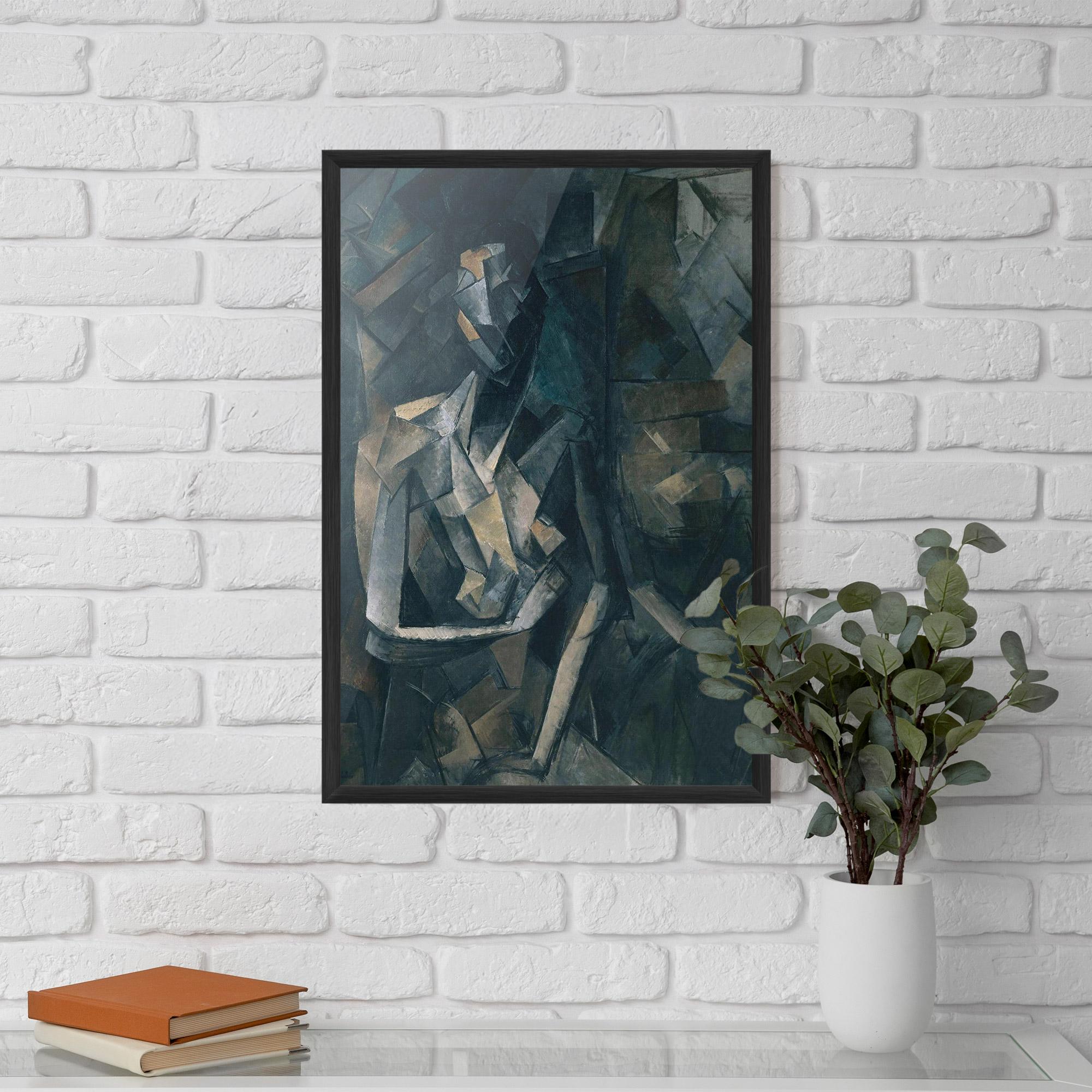 Keretezett Poszter Dans Un Fauteuil mockup 5