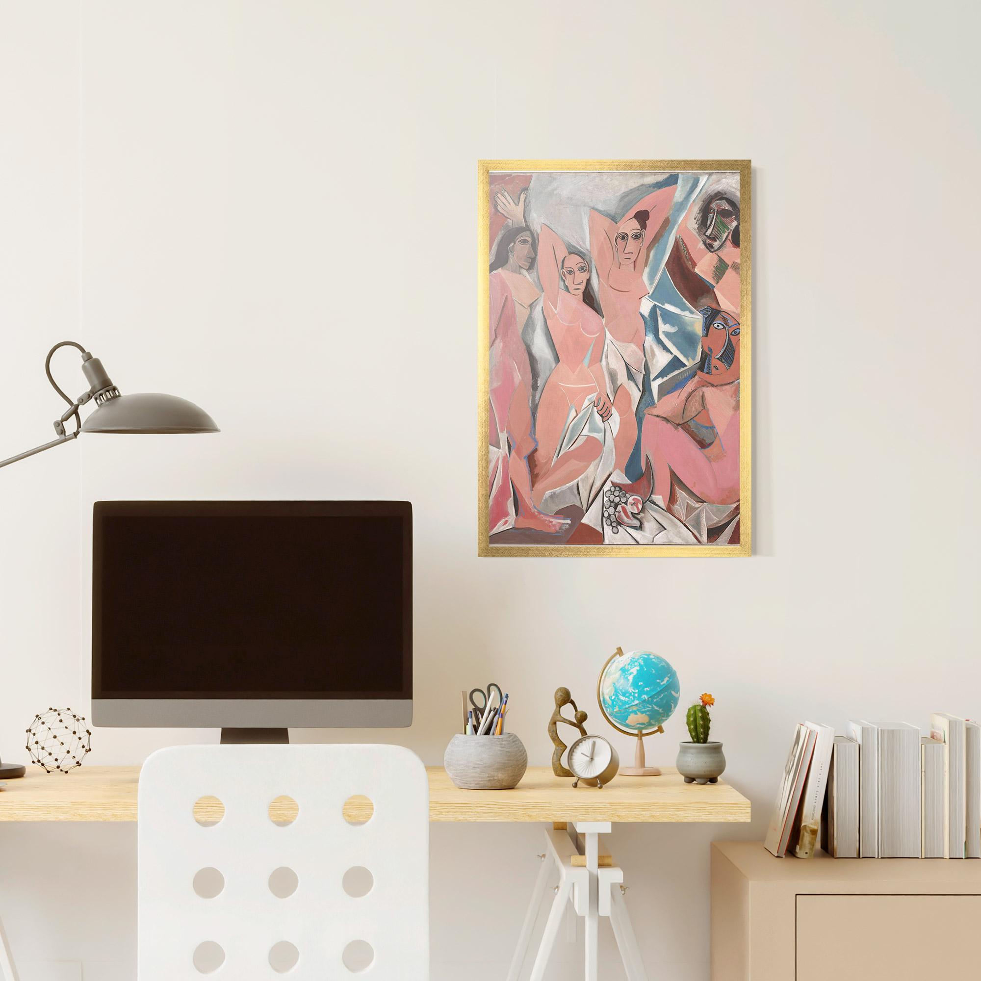 Keretezett Poszter Les Demoiselles mockup 6