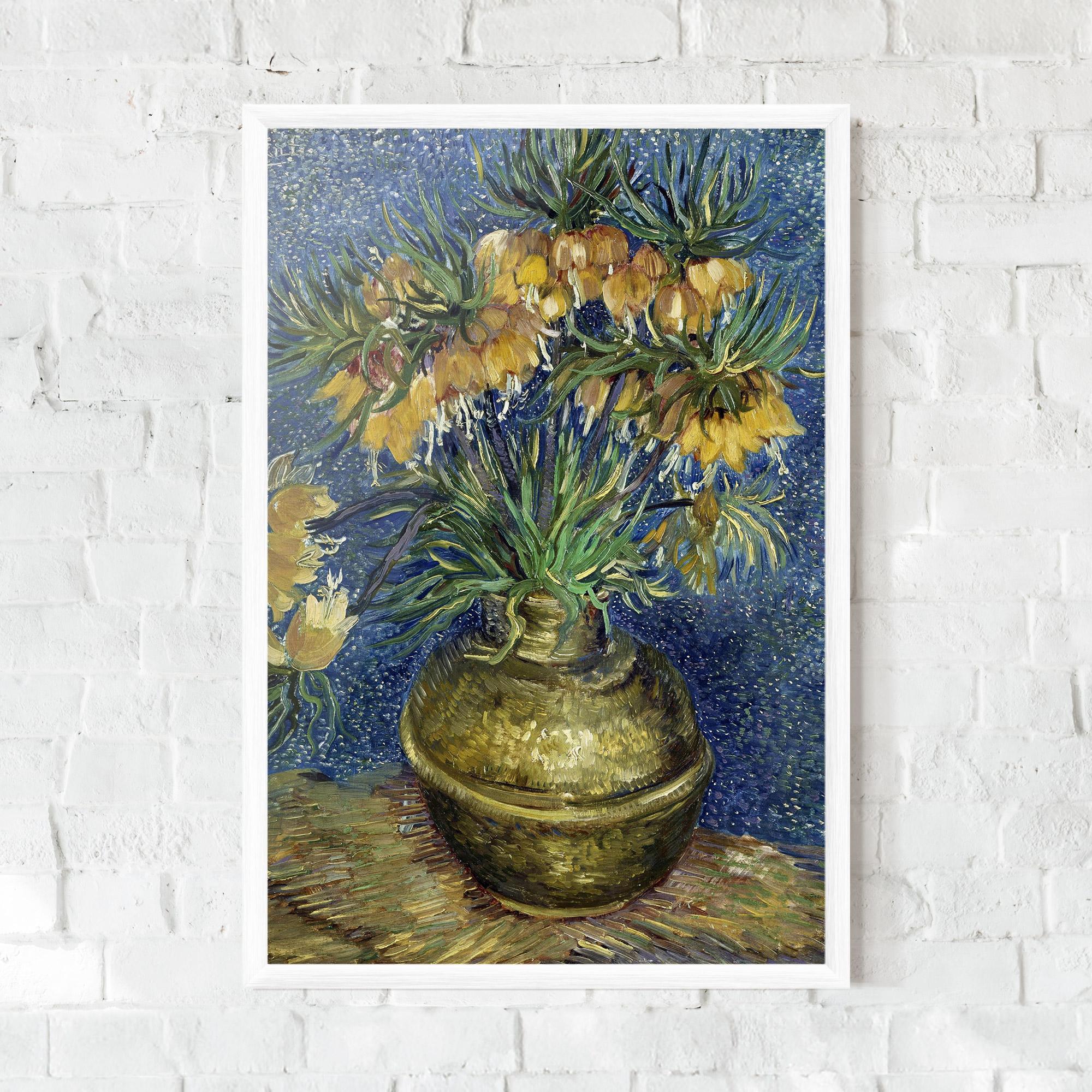 Keretezett Poszter Imperial Fritillaries Art mockup 0