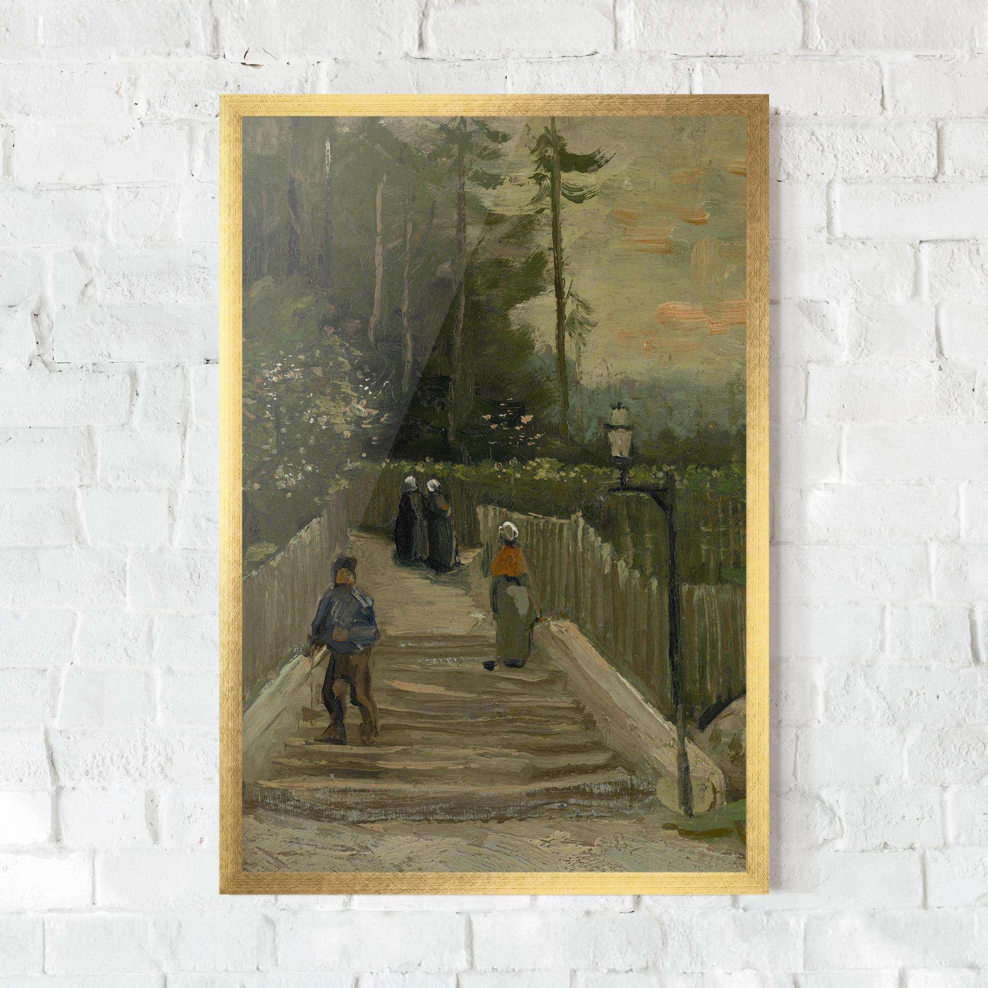 Keretezett Poszter Weg Te Montmartre mockup 0