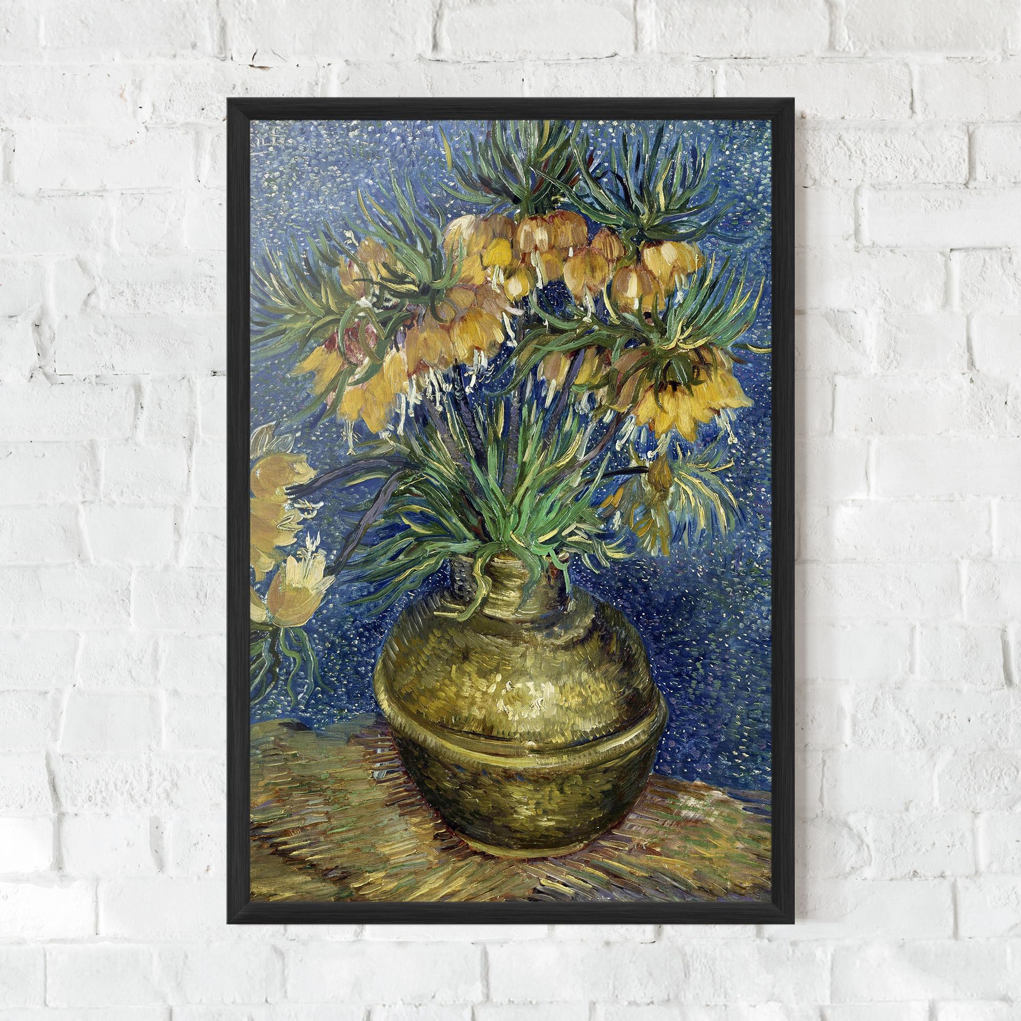 Keretezett Poszter Imperial Fritillaries Art mockup 0